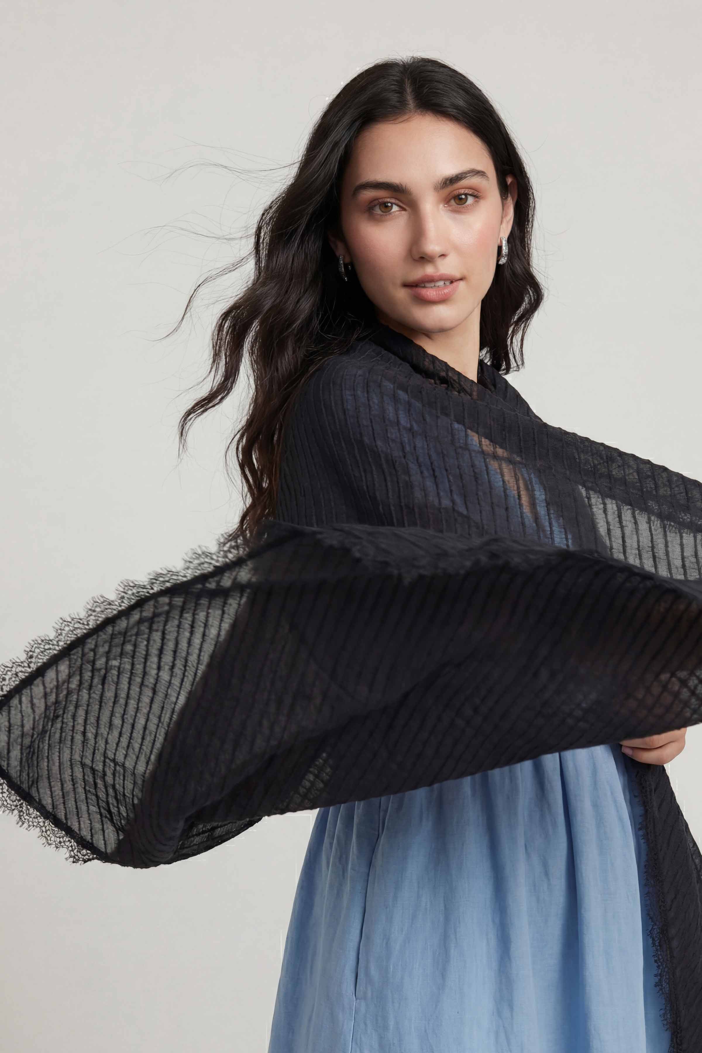 Black Women Scarf-447882103