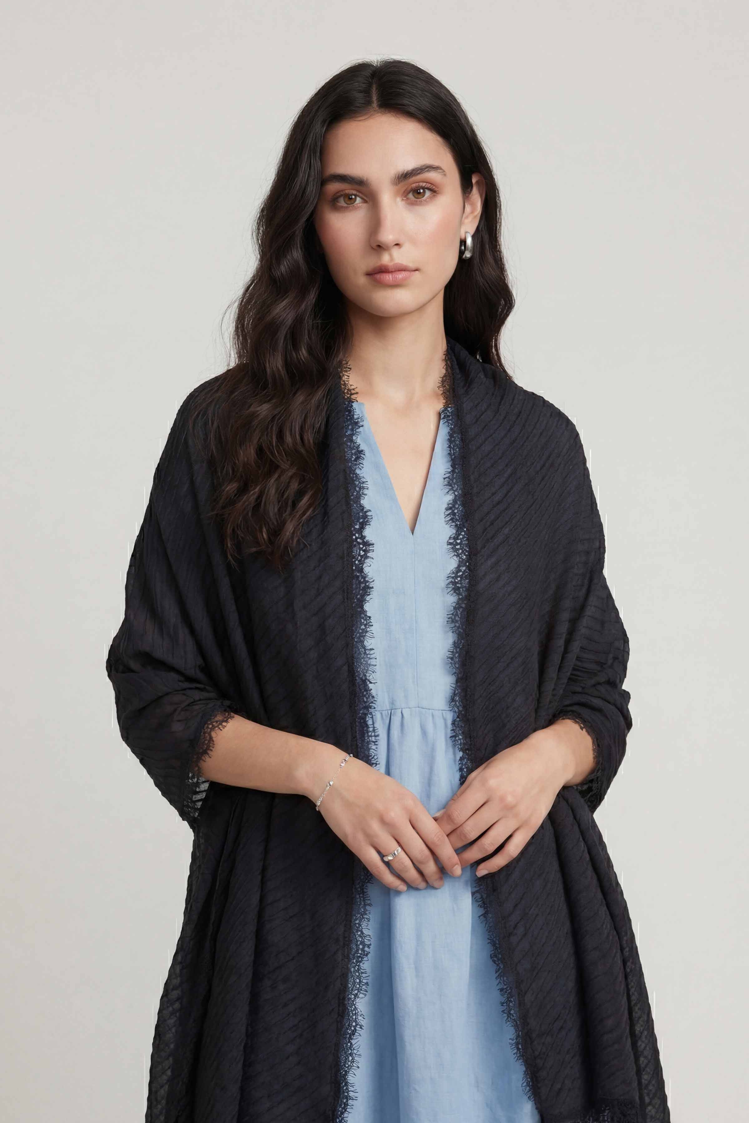 Black Women Scarf-447882103