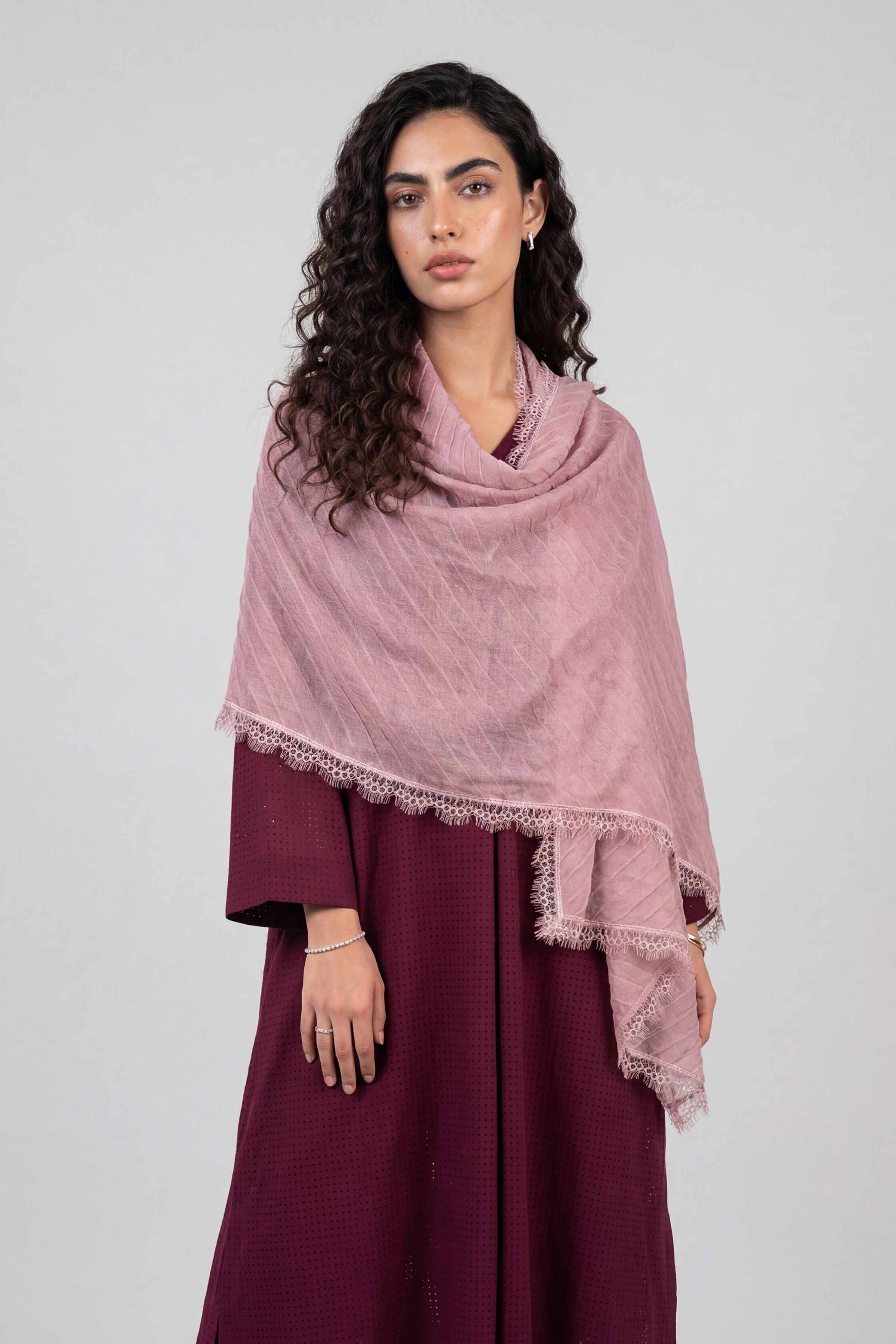 Purple Women Scarf-447882109