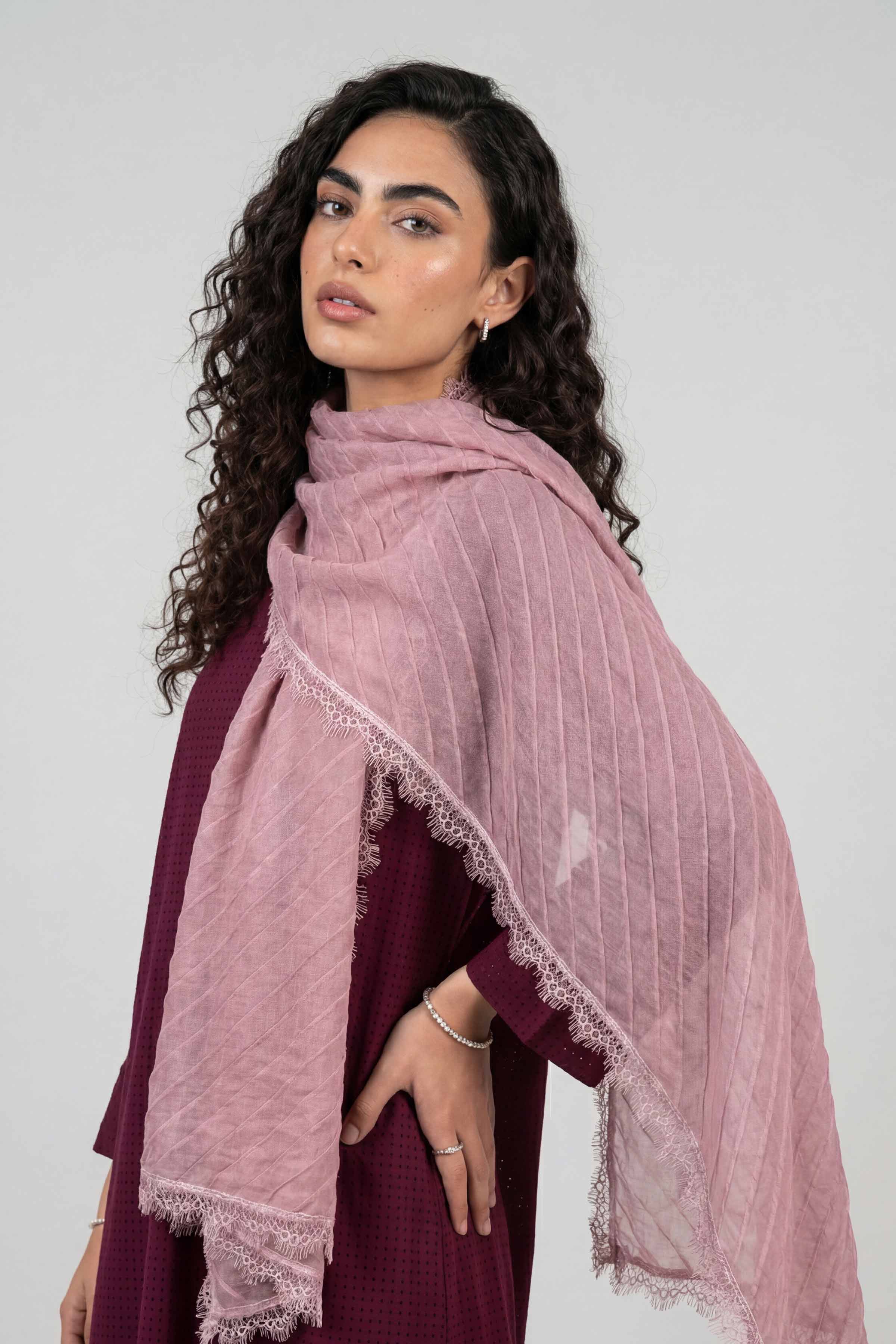 Purple Women Scarf-447882109