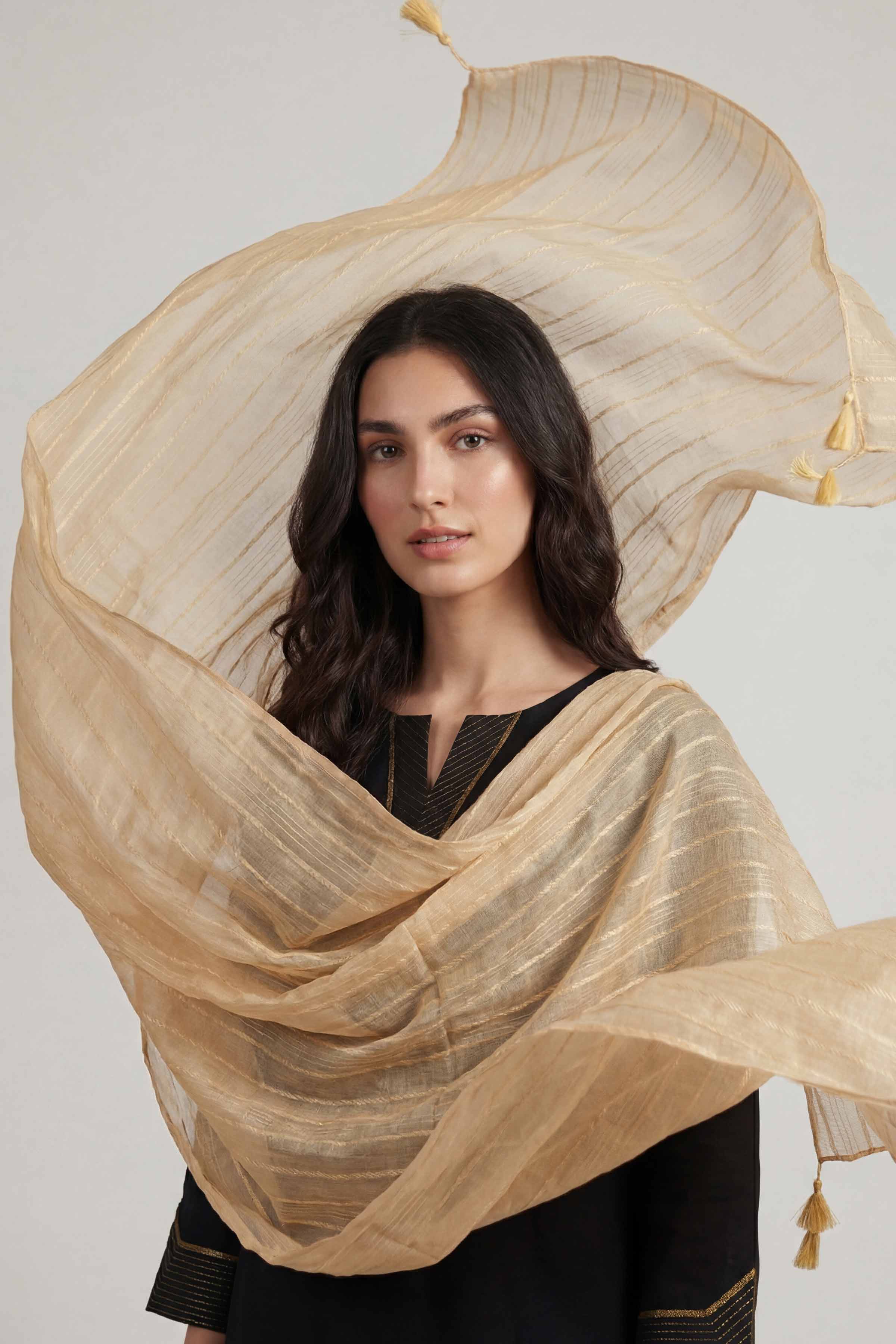 Camel Women Scarf-447902129