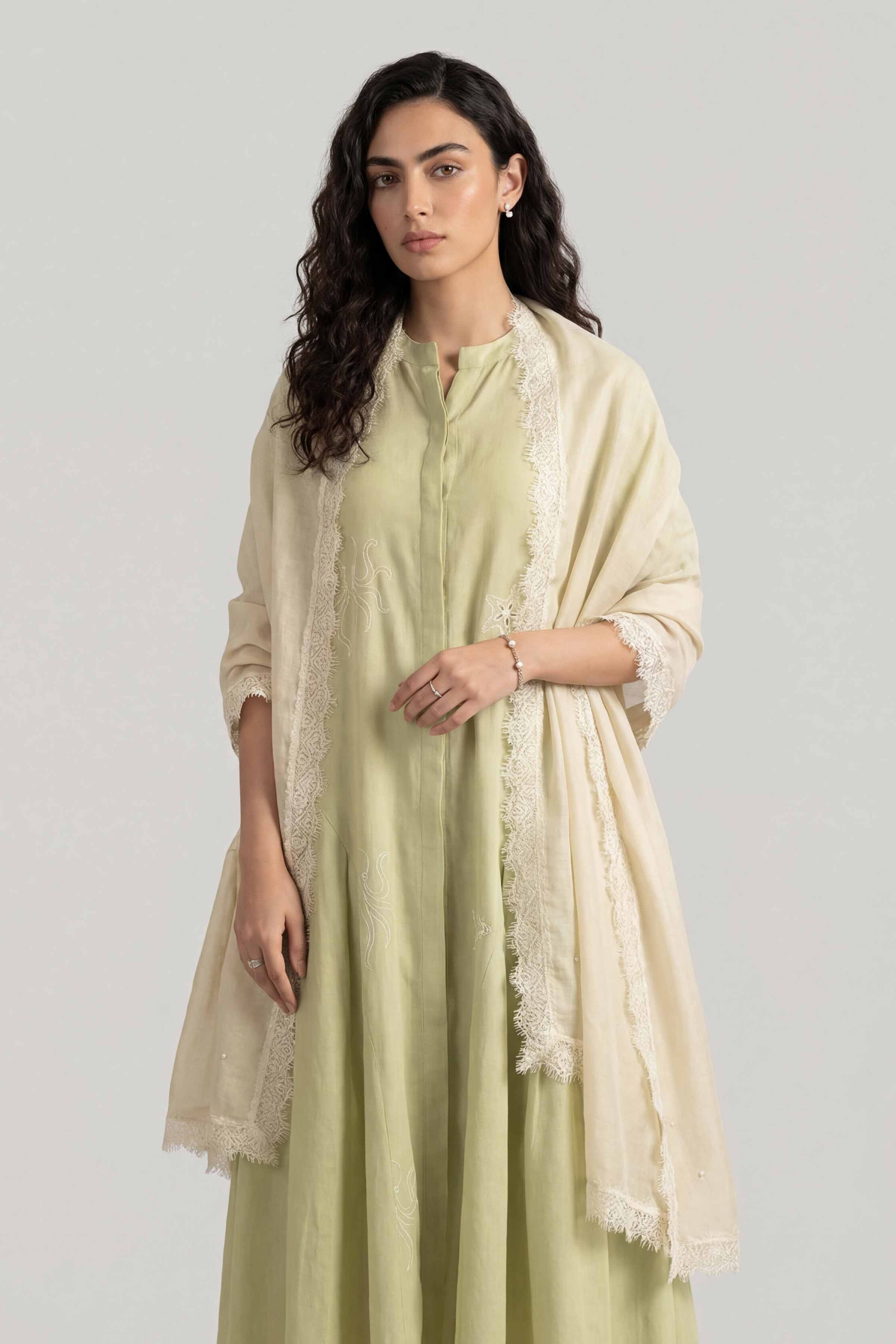 Beige Women Scarf-447912118