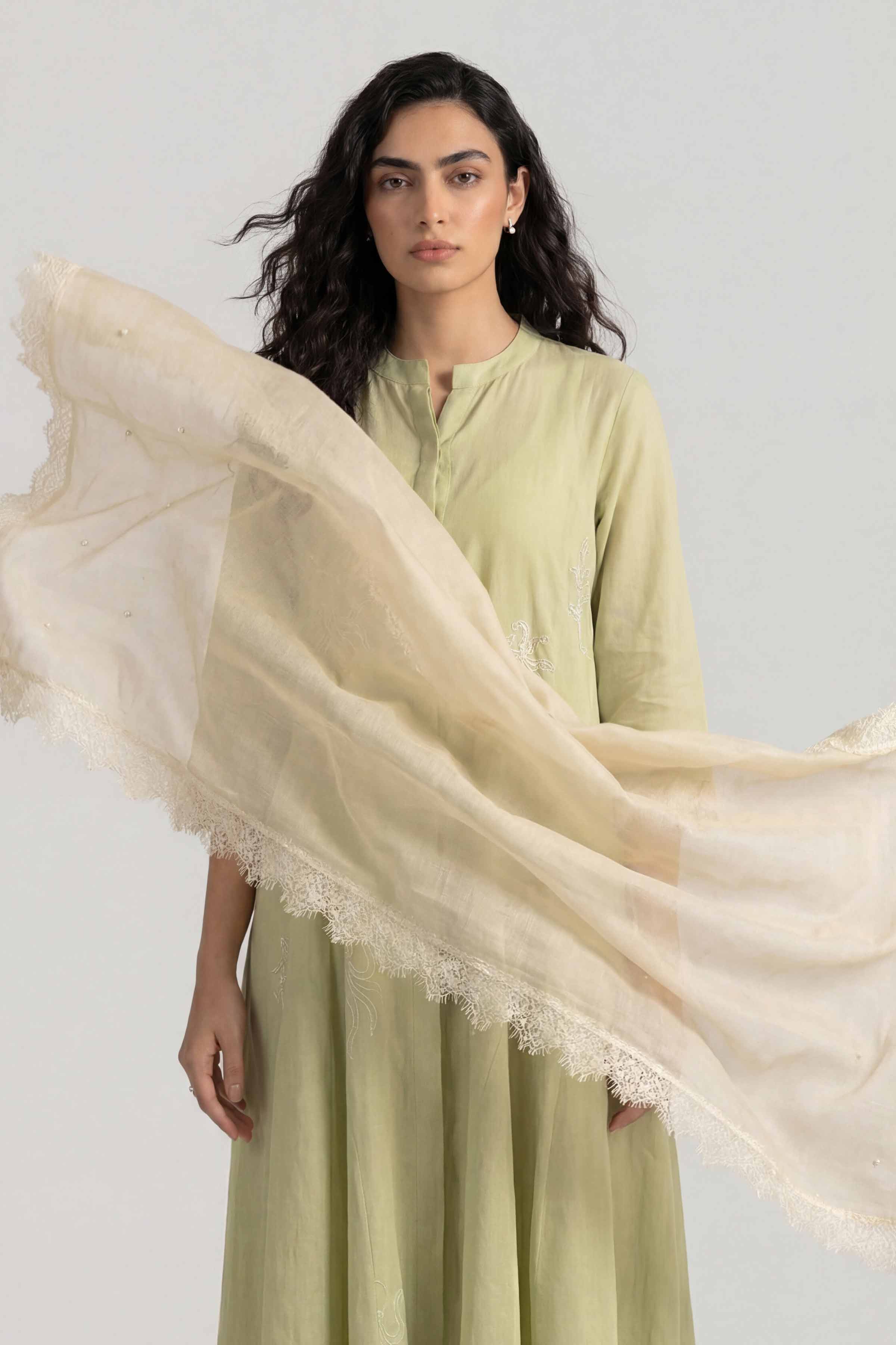 Beige Women Scarf-447912118