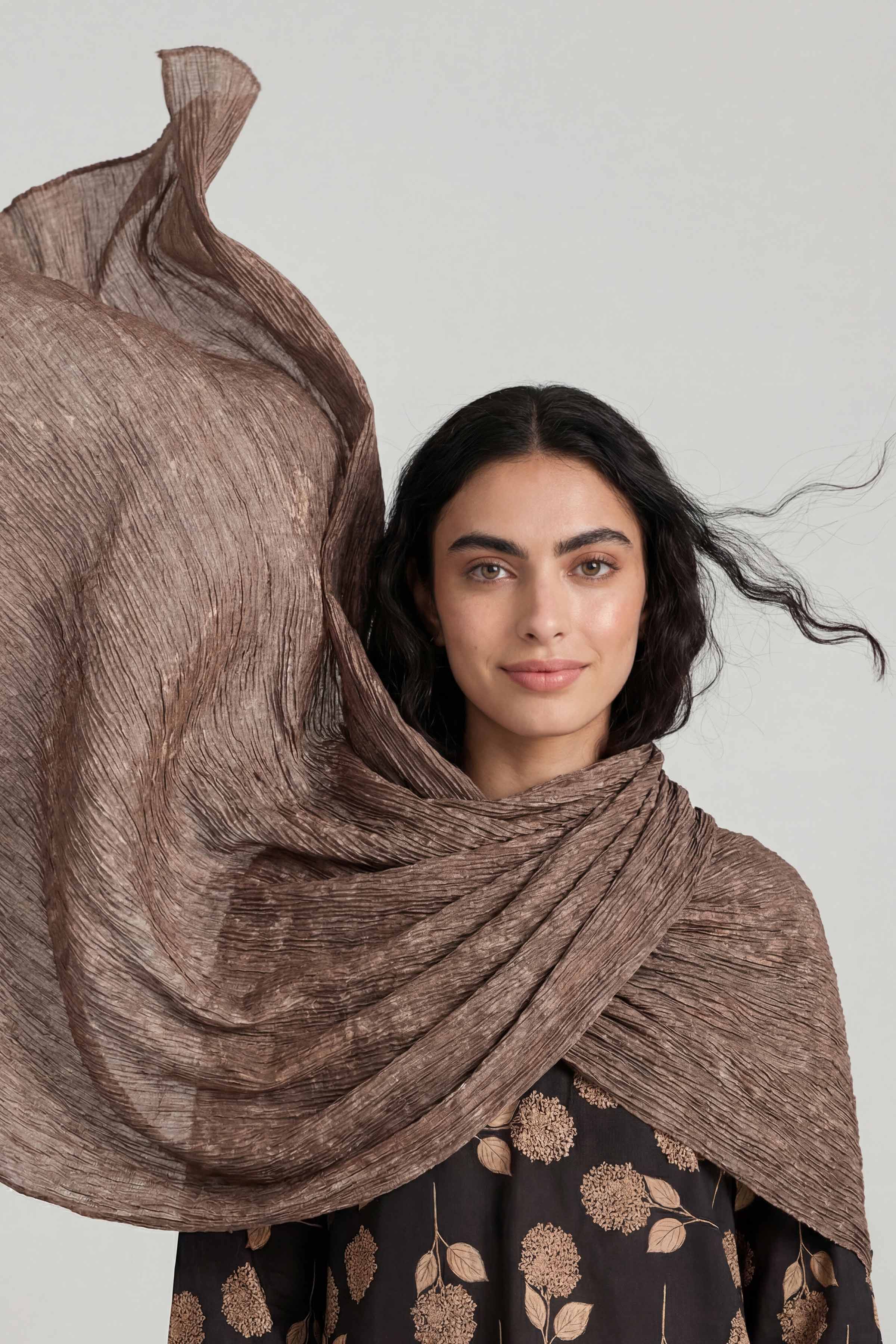 Coffee Women Scarf-447922117