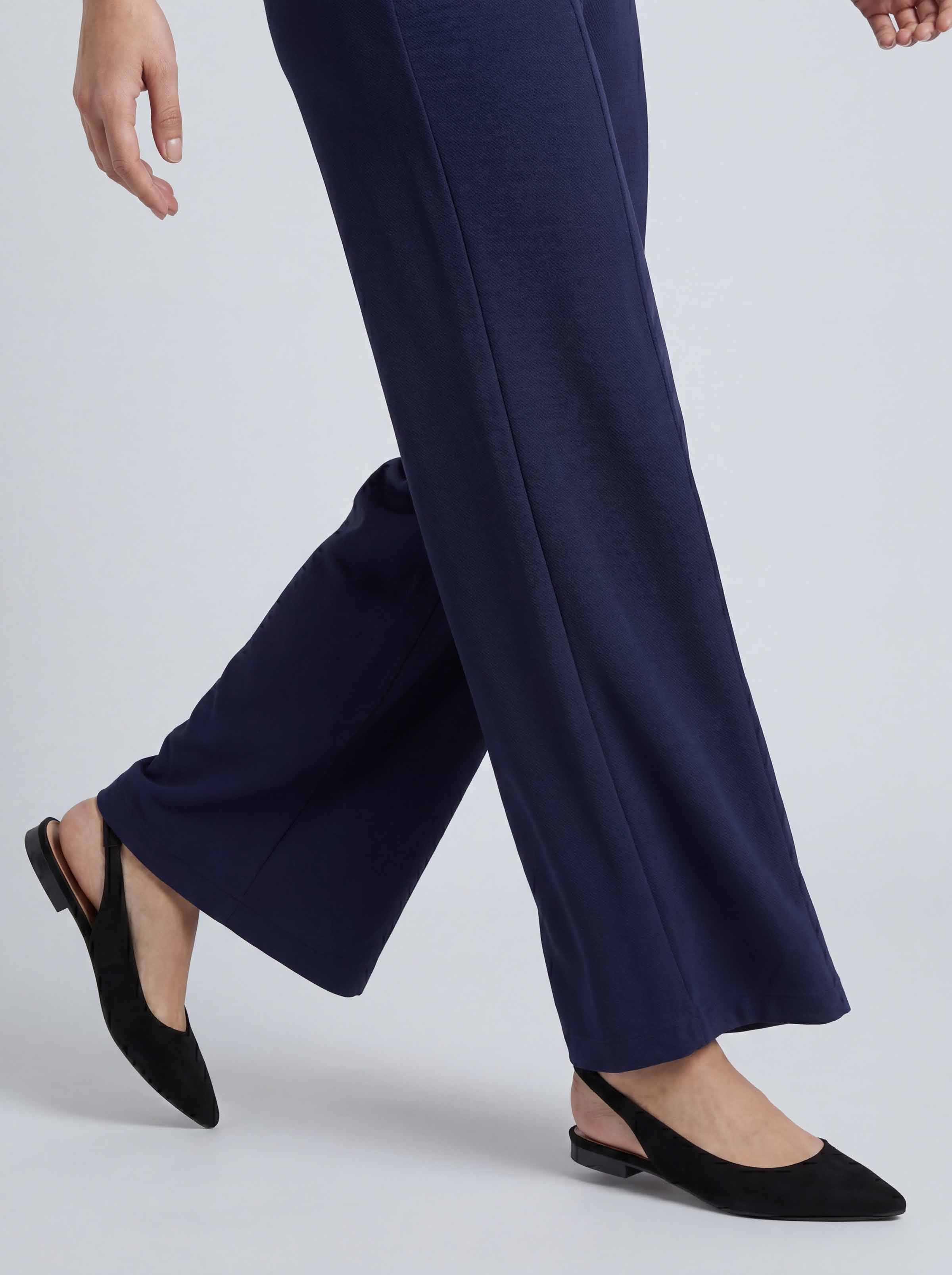 Dyed Pants-Navy