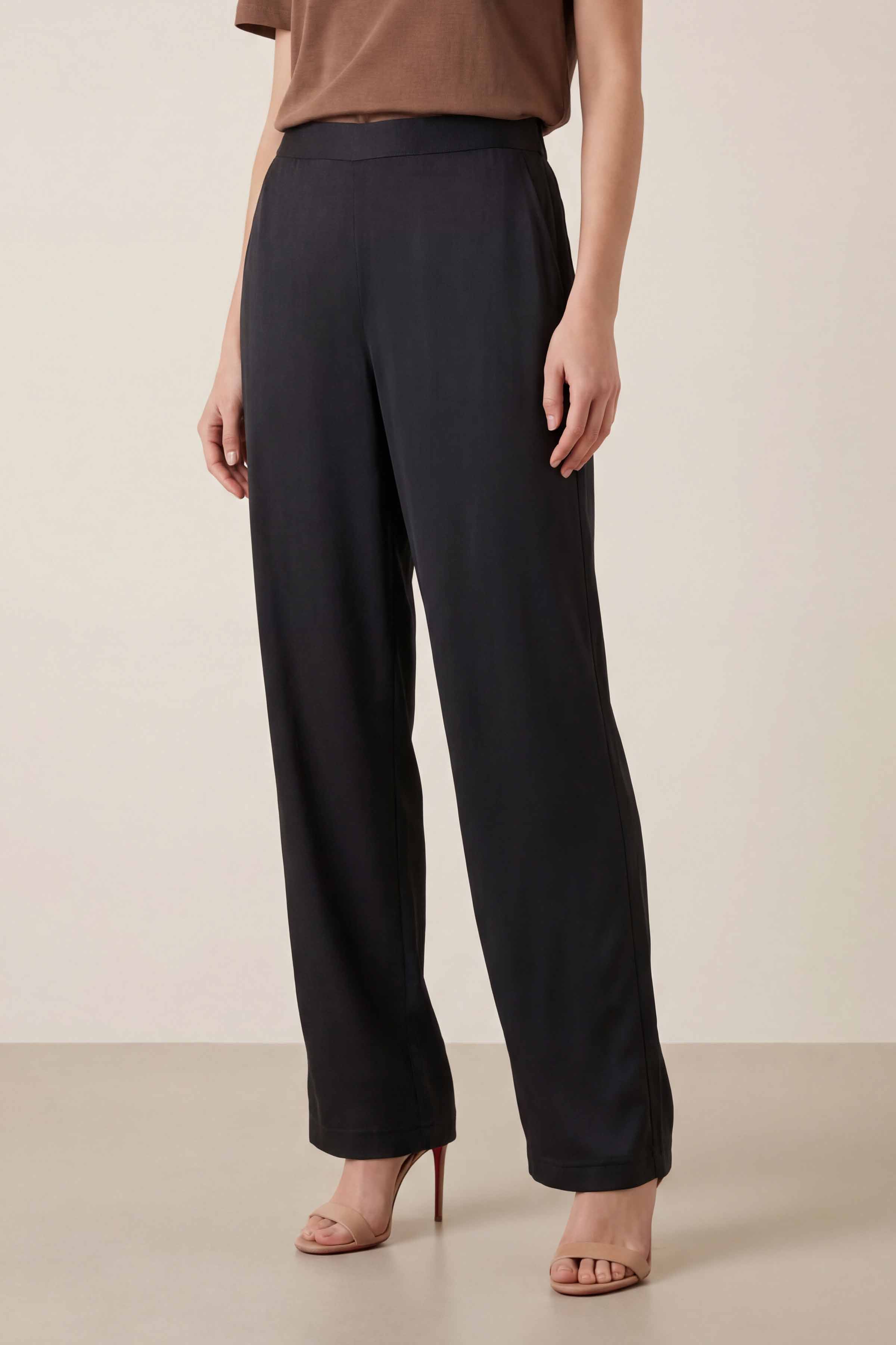 Jet Black Women Pants-447950111