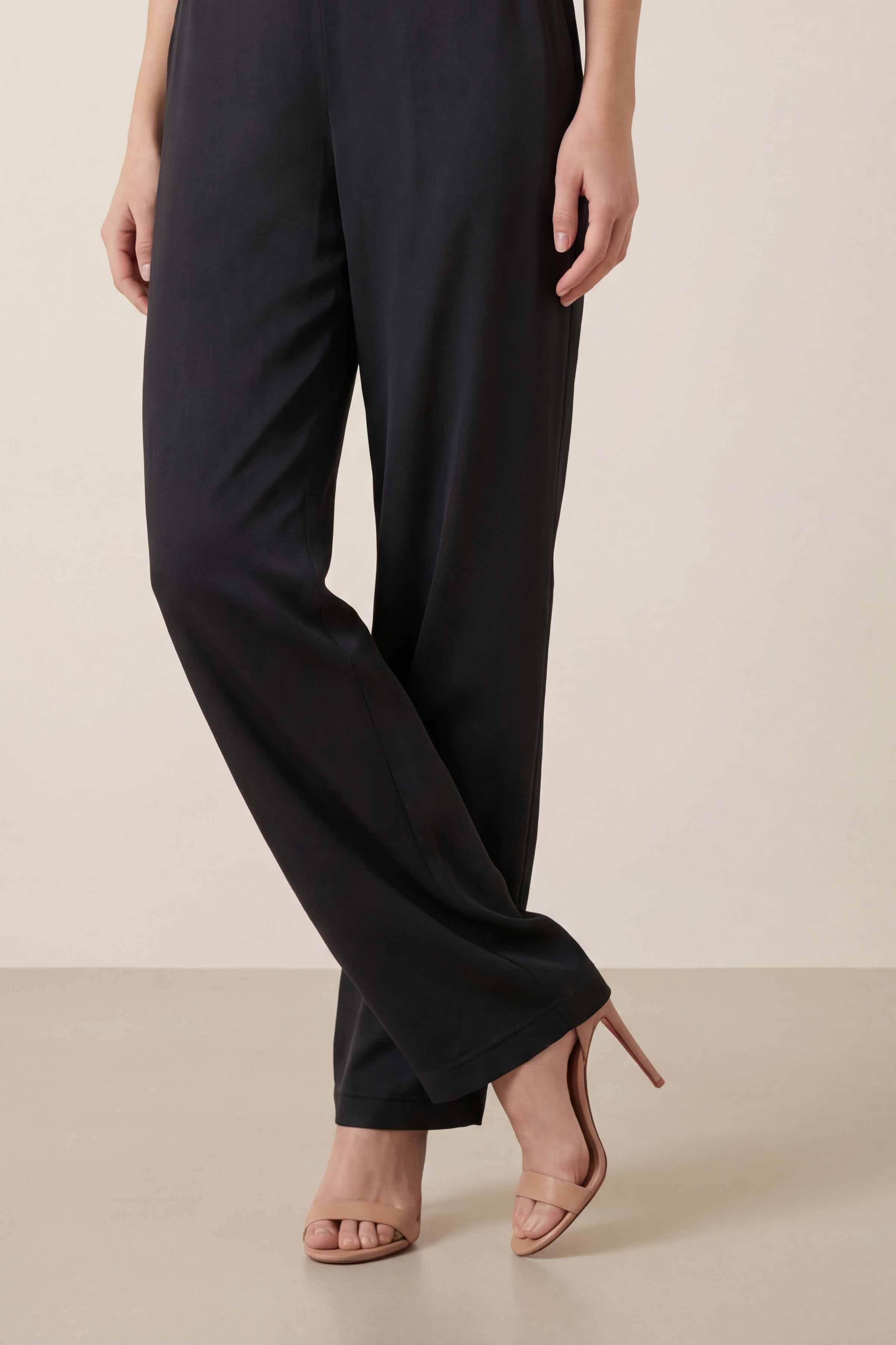 Jet Black Women Pants-447950111