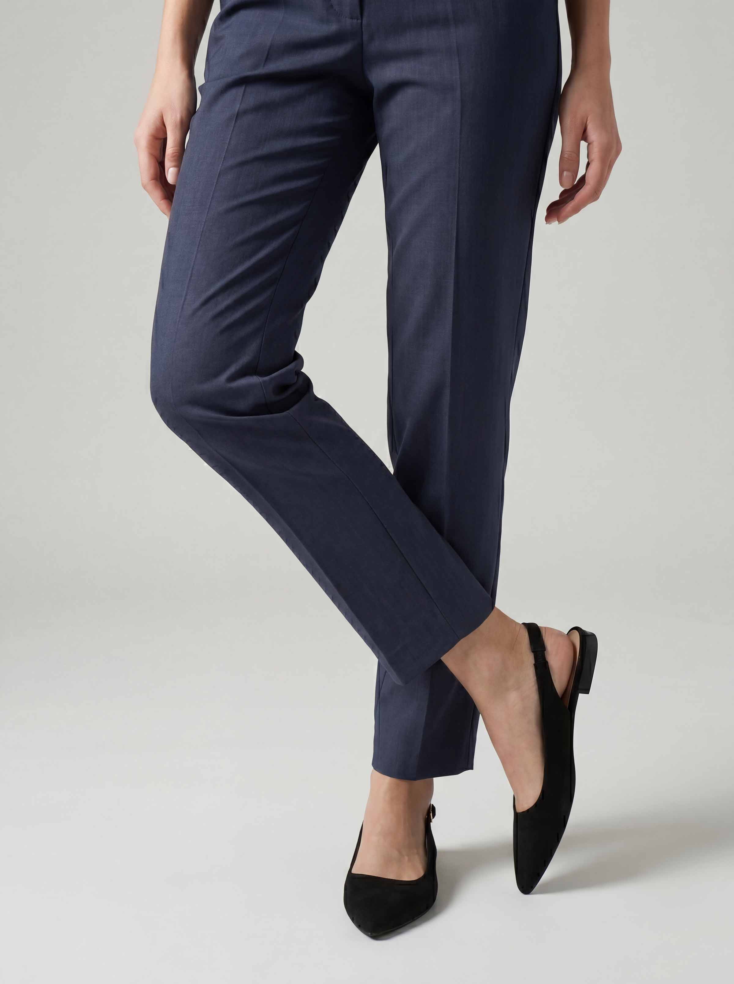 Dyed Pants-Dark Blue