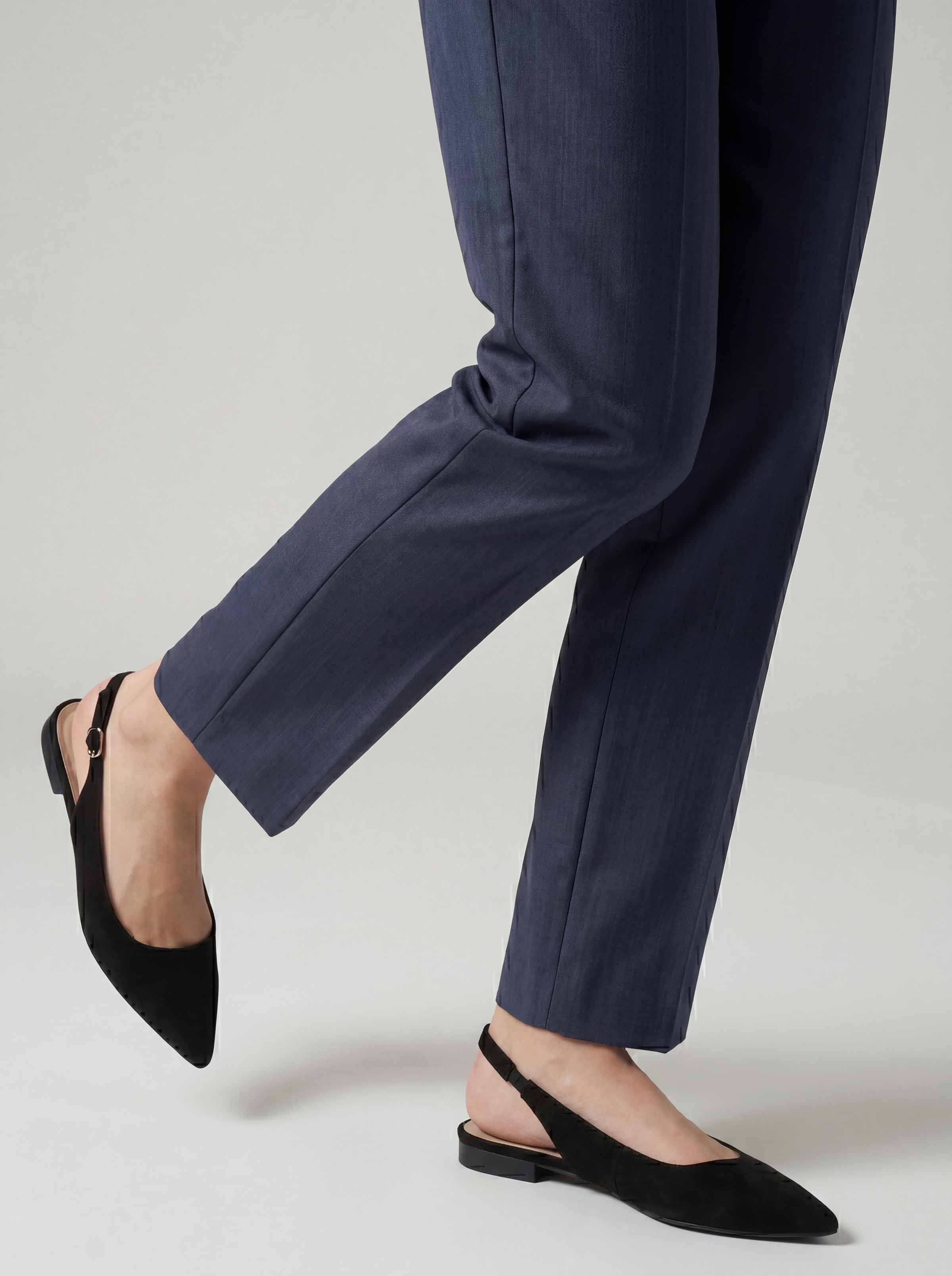 Dyed Pants-Dark Blue