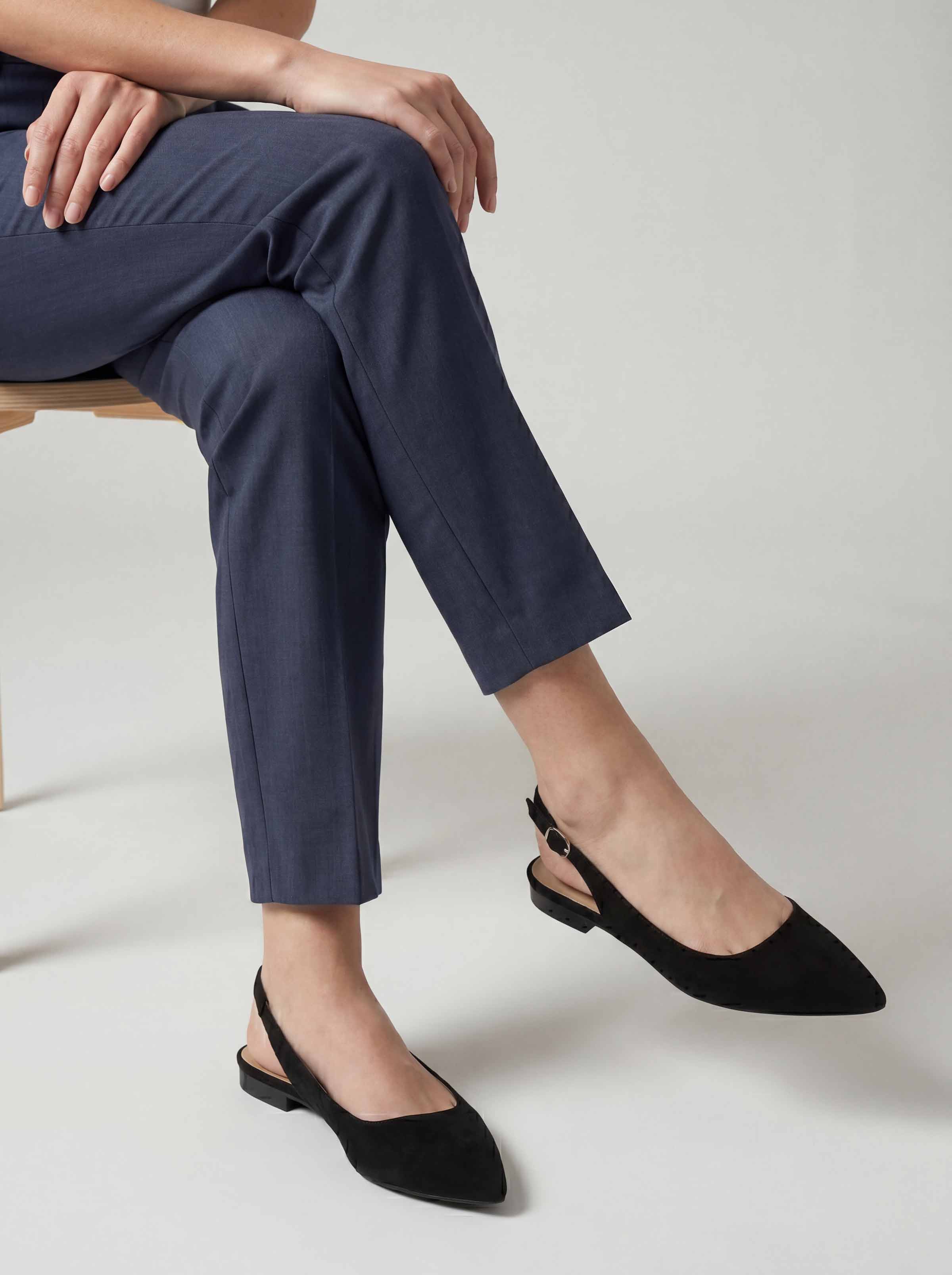 Dyed Pants-Dark Blue