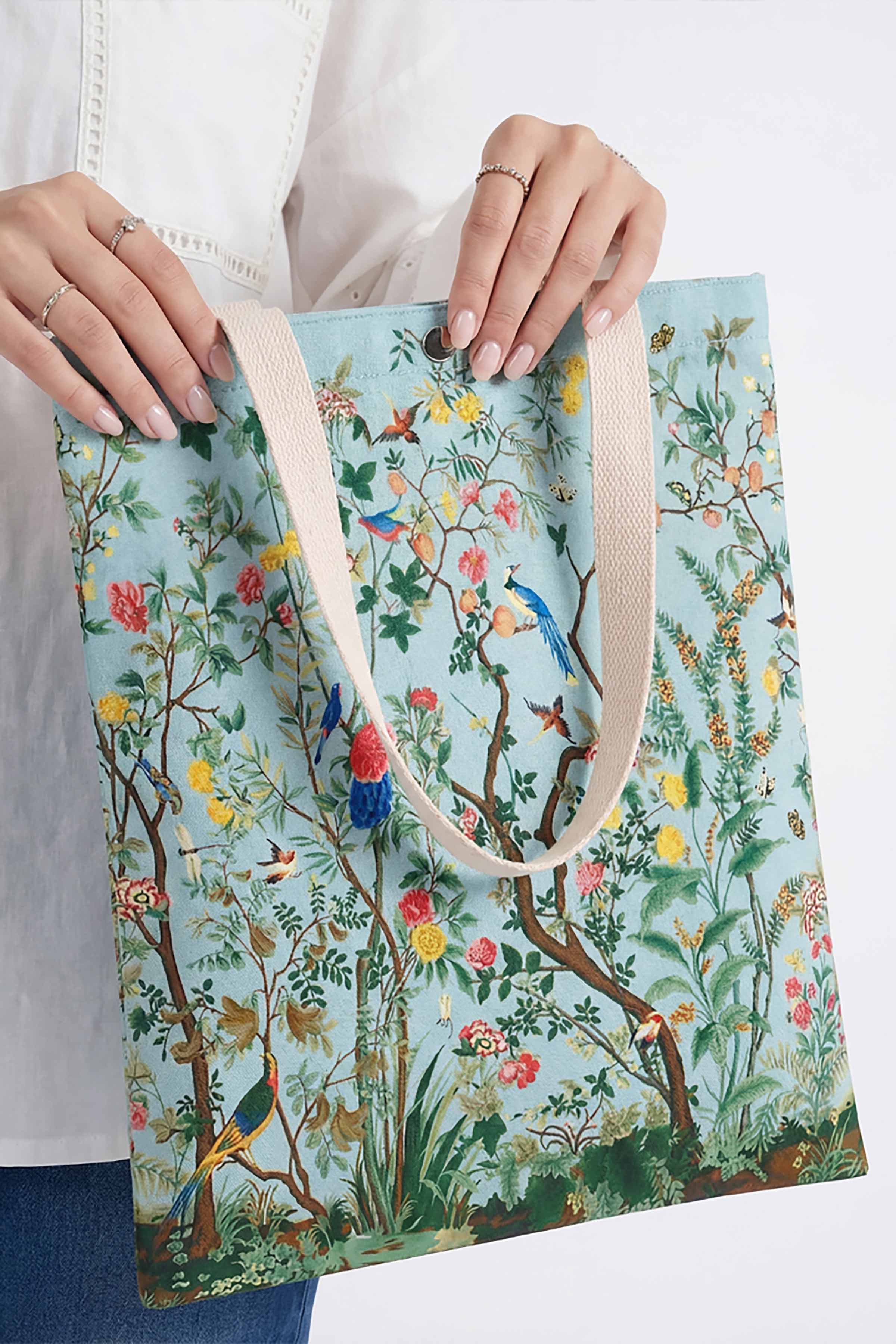 Blue Fabric Bag-448272108