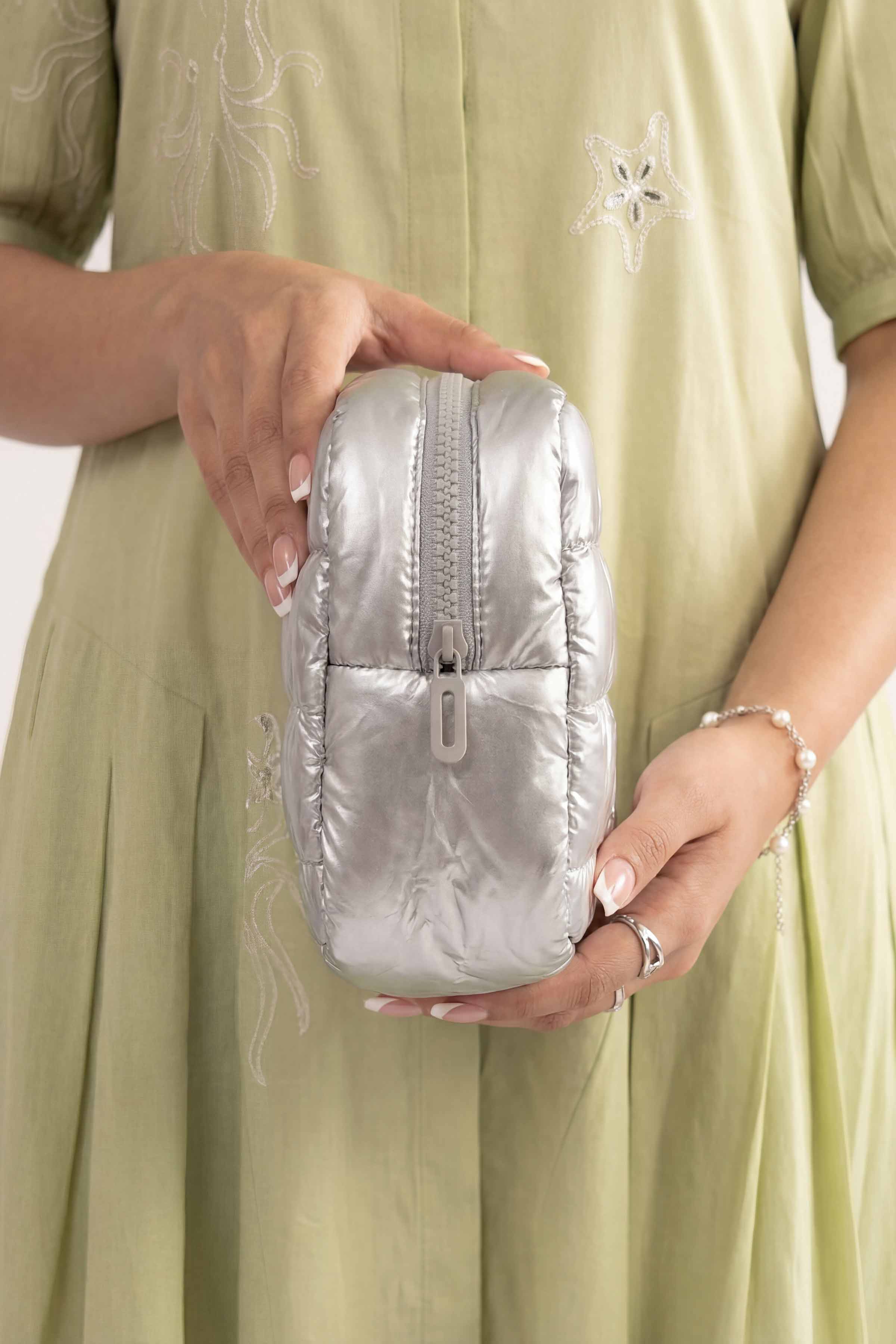 Silver Vanity Bag-448332120