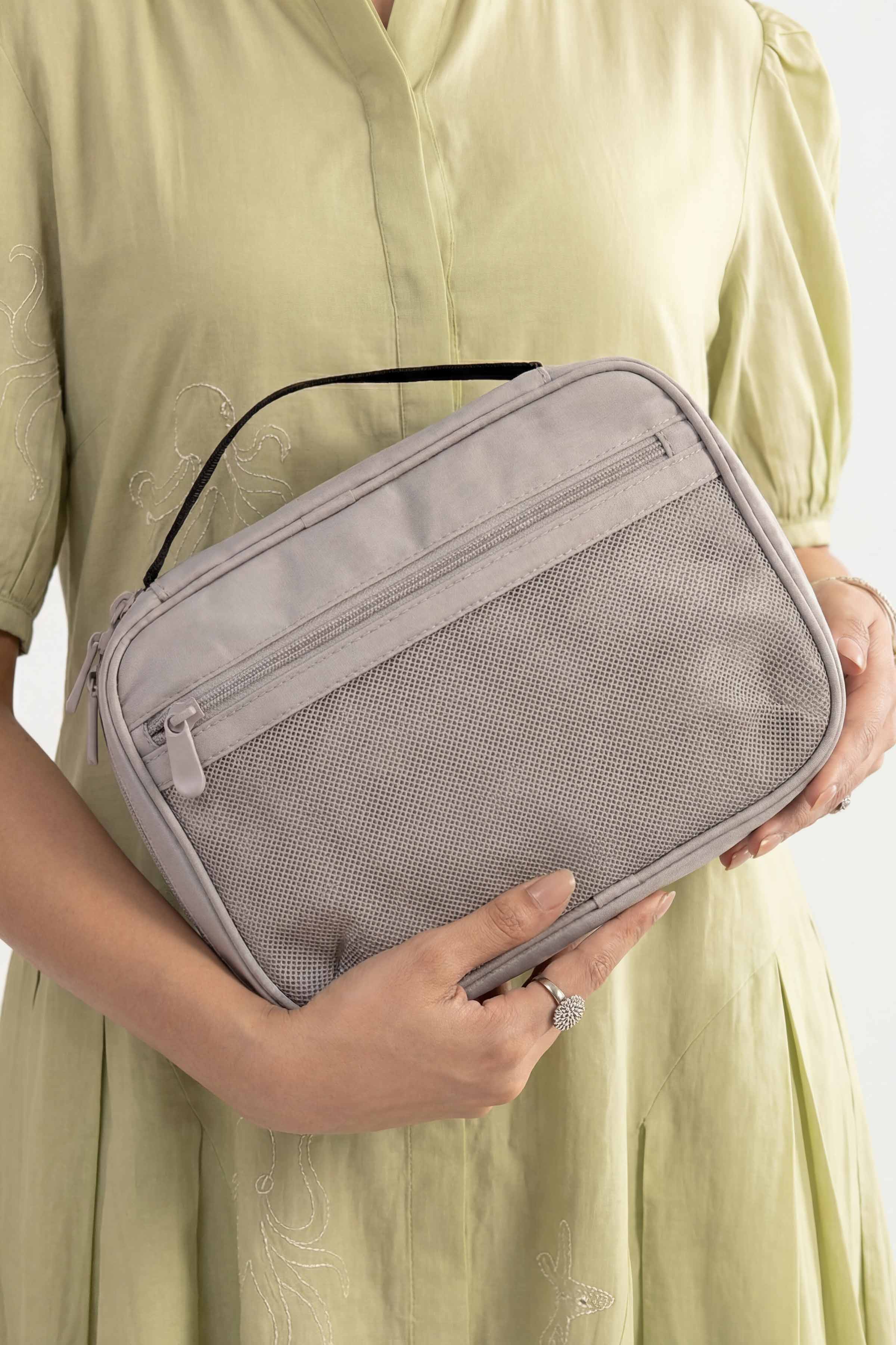 Grey Vanity Bag-448342111