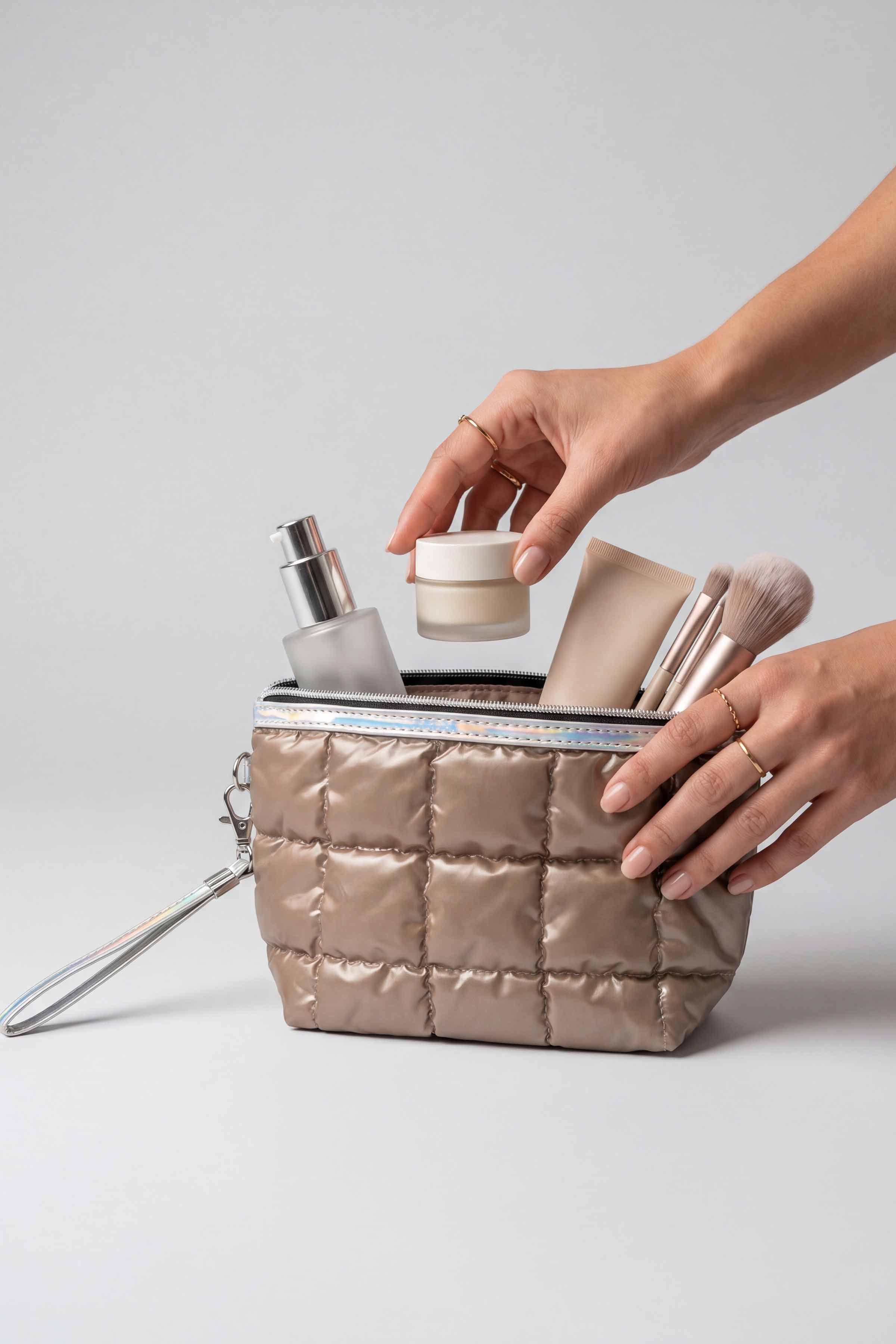 Coffee Vanity Bag-448412117