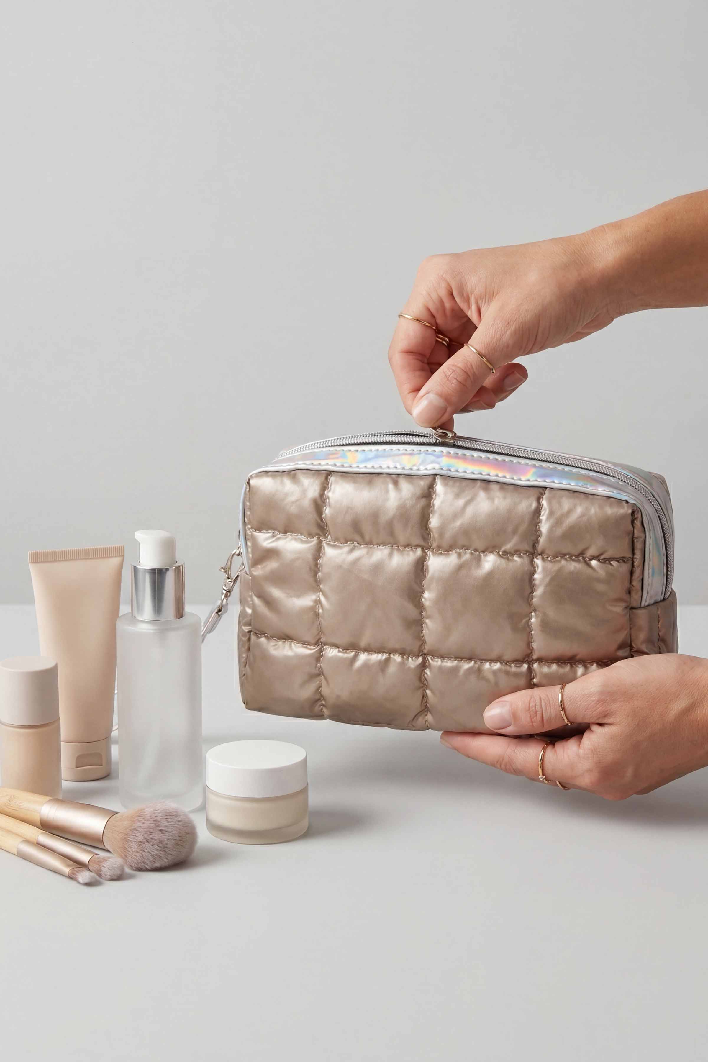 Coffee Vanity Bag-448422117