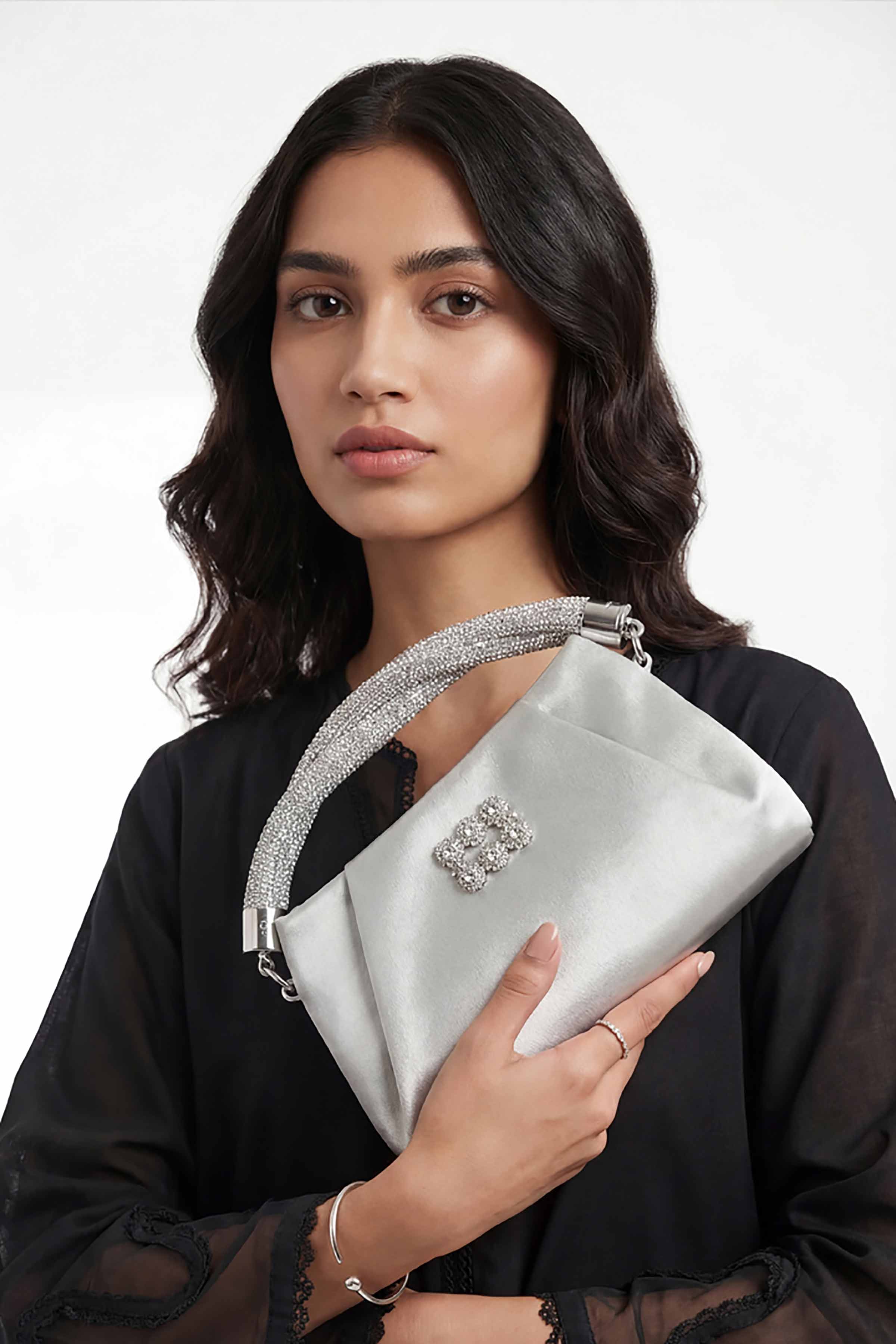 Silver Clutch-448562120