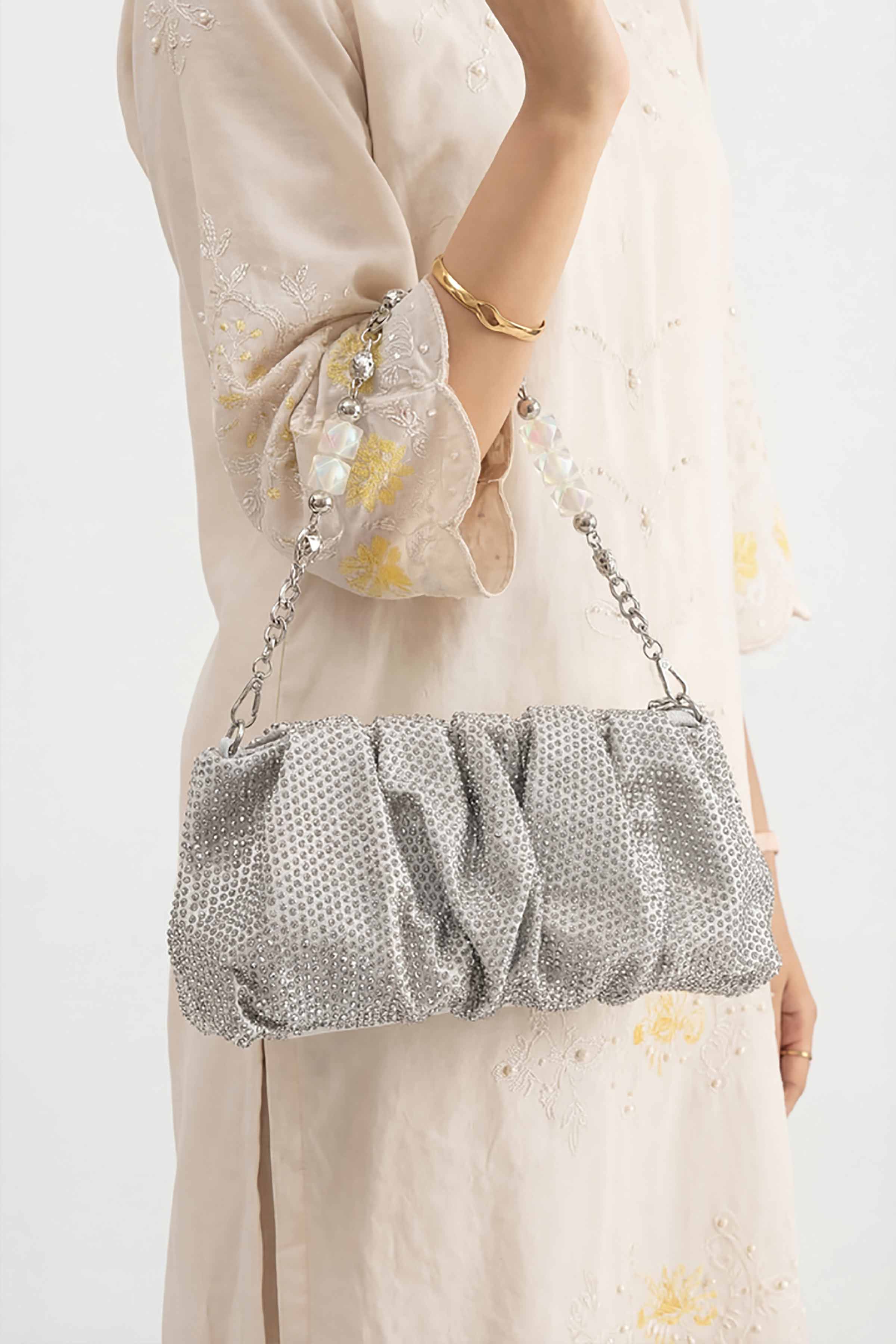 Silver Clutch-448582120