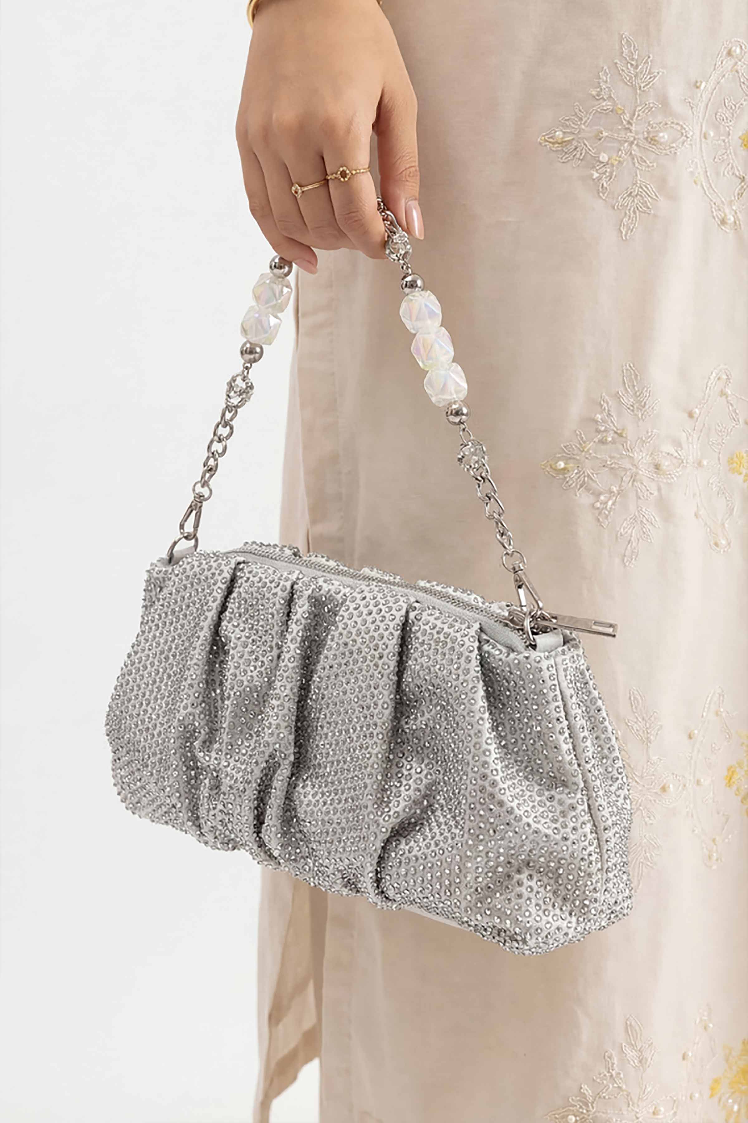 Silver Clutch-448582120