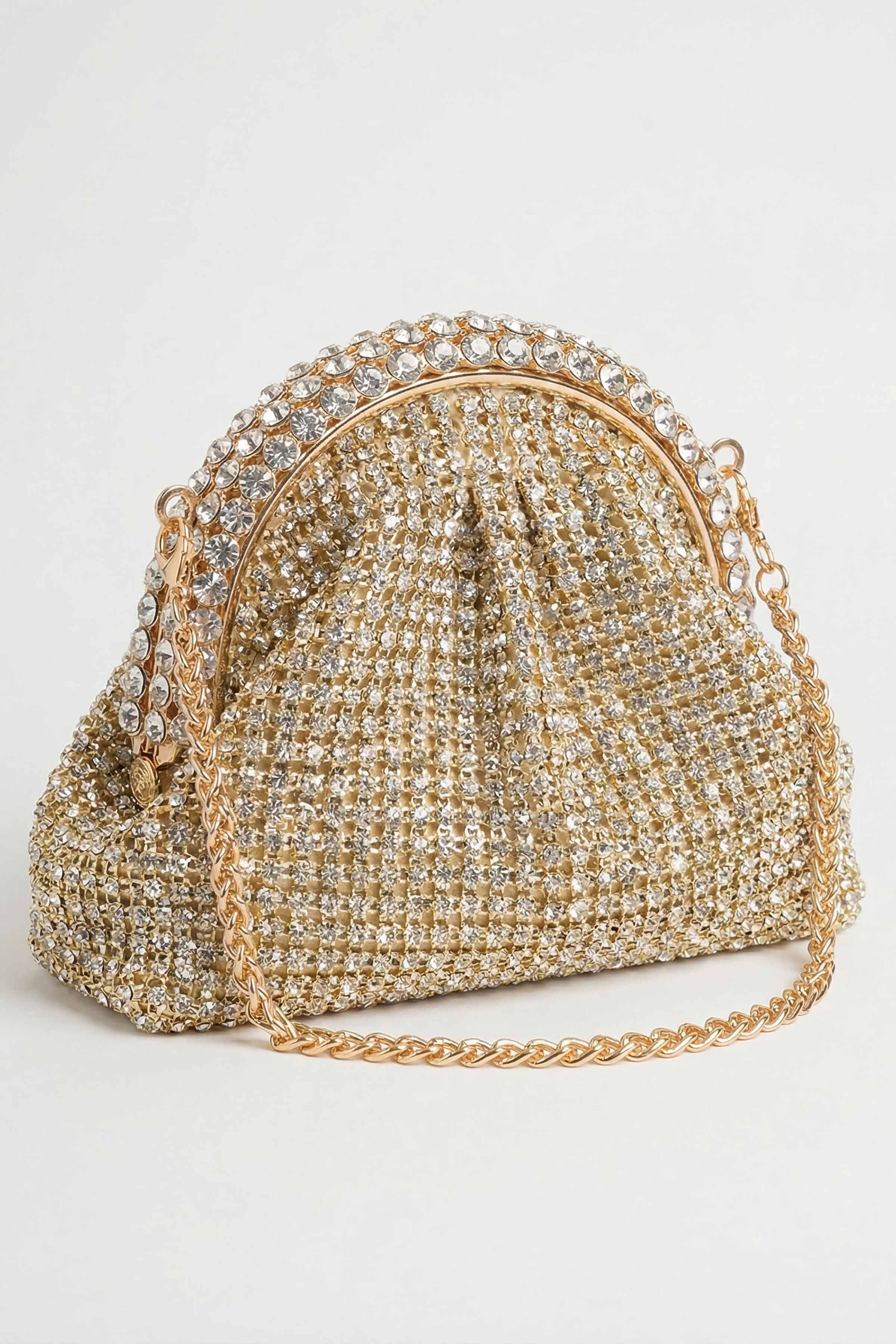 Light Gold Clutch-448602119