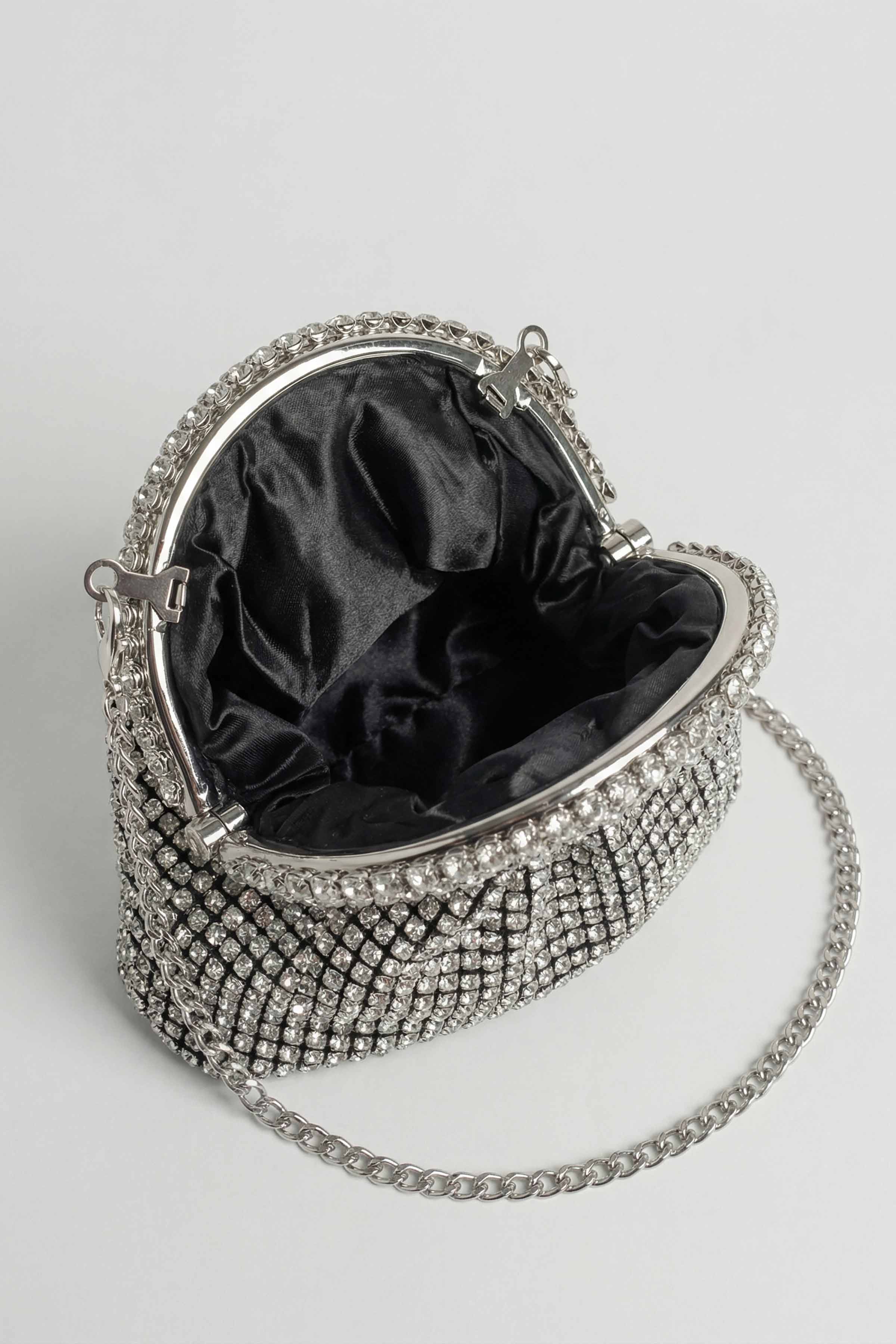 Silver Clutch-448602120
