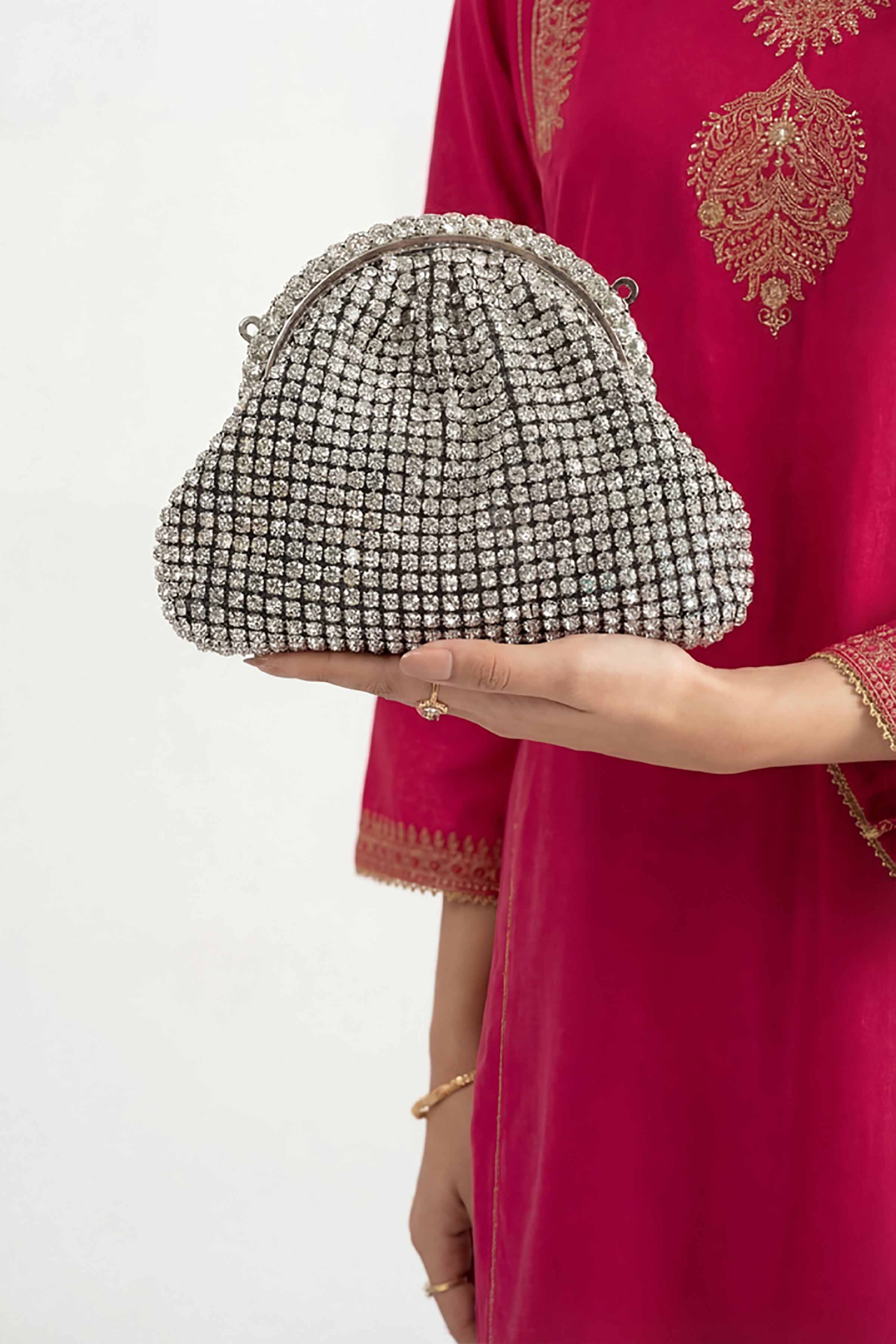 Silver Clutch-448602120