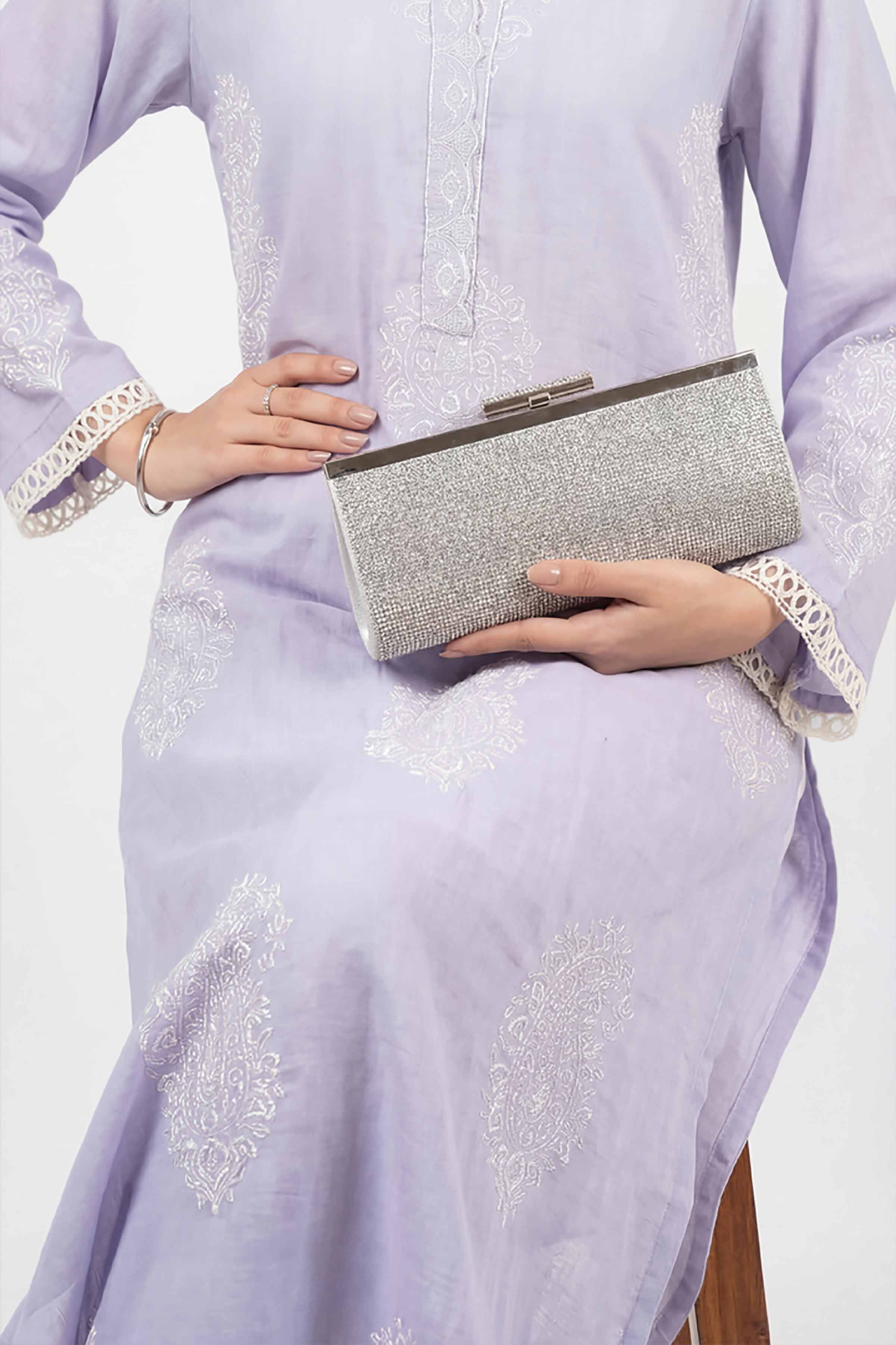 Silver Clutch-448612120