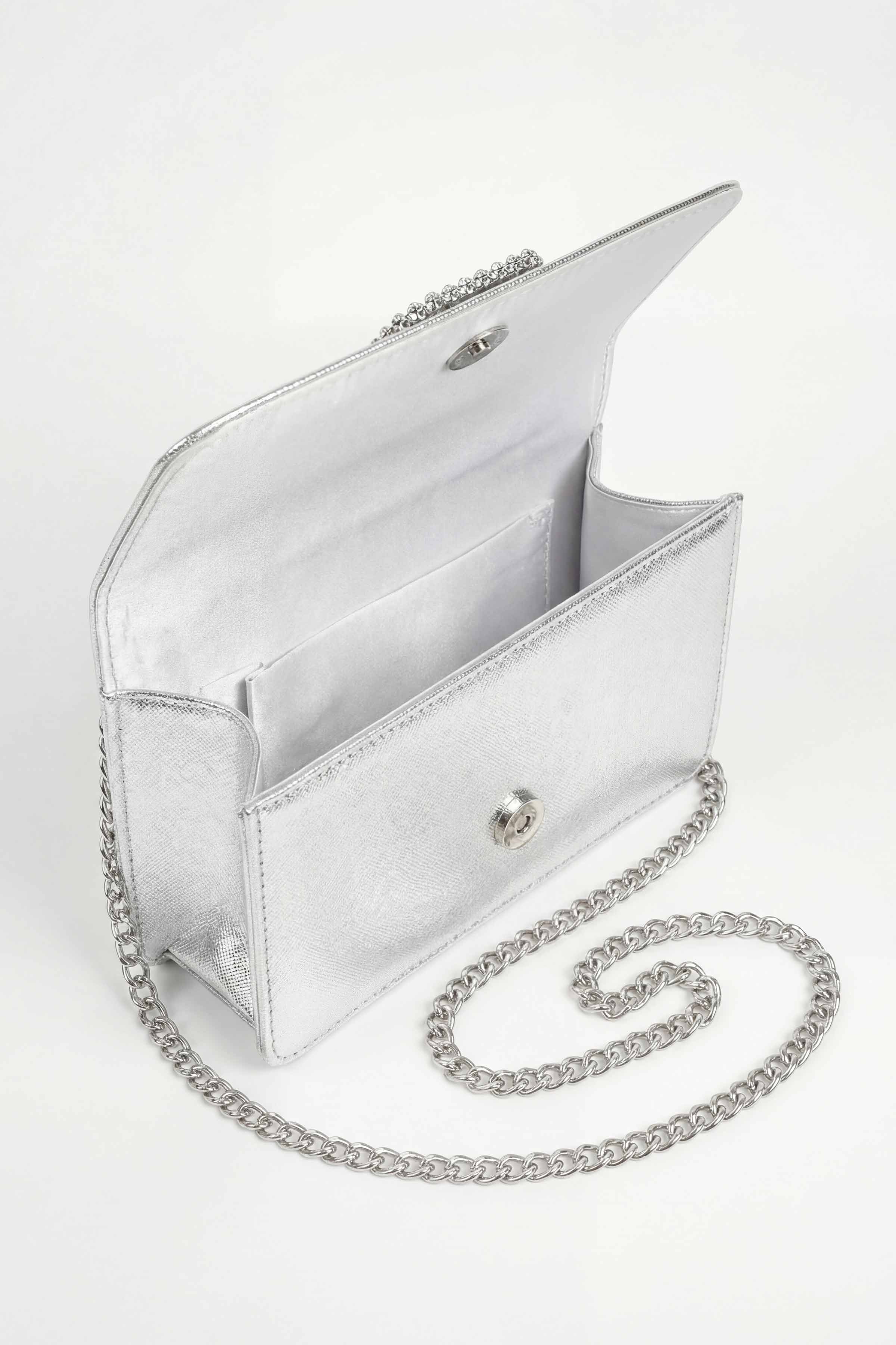 Silver Clutch-448682120