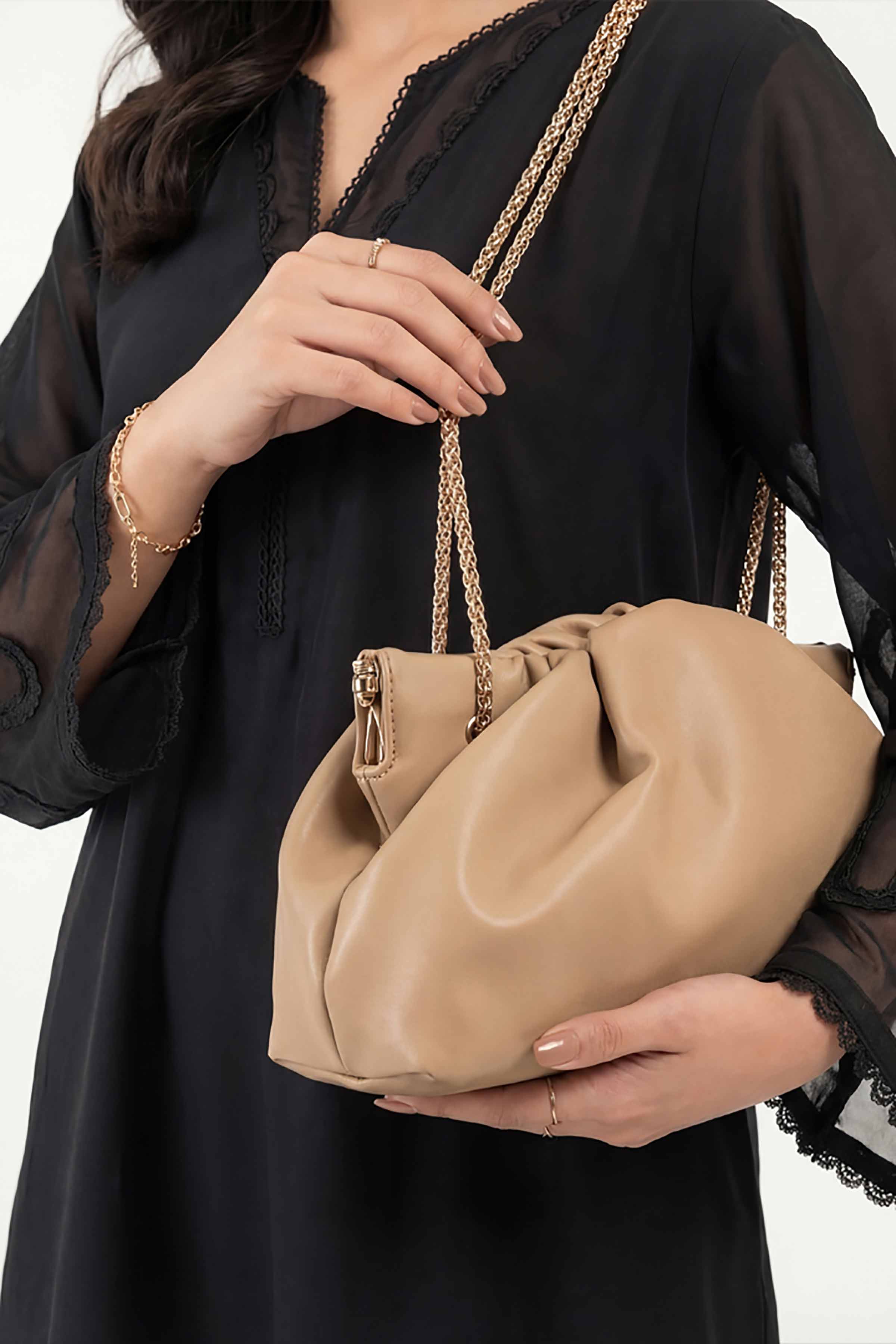Brown Evening Bag-448842113