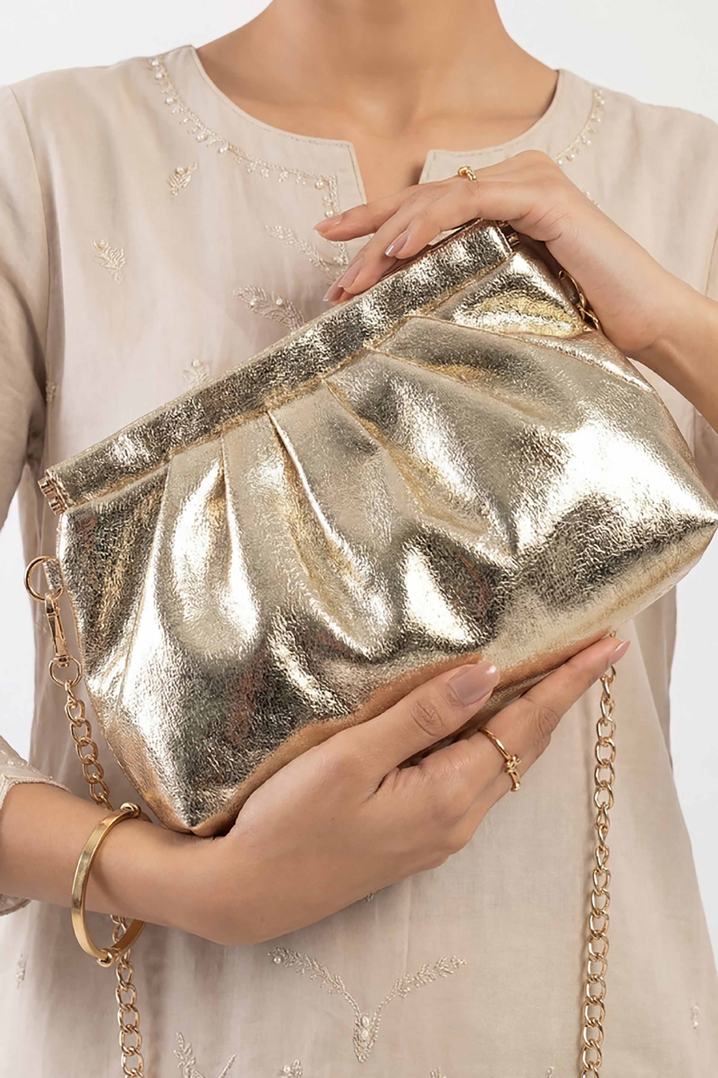 Gold Evening Bag-448852119