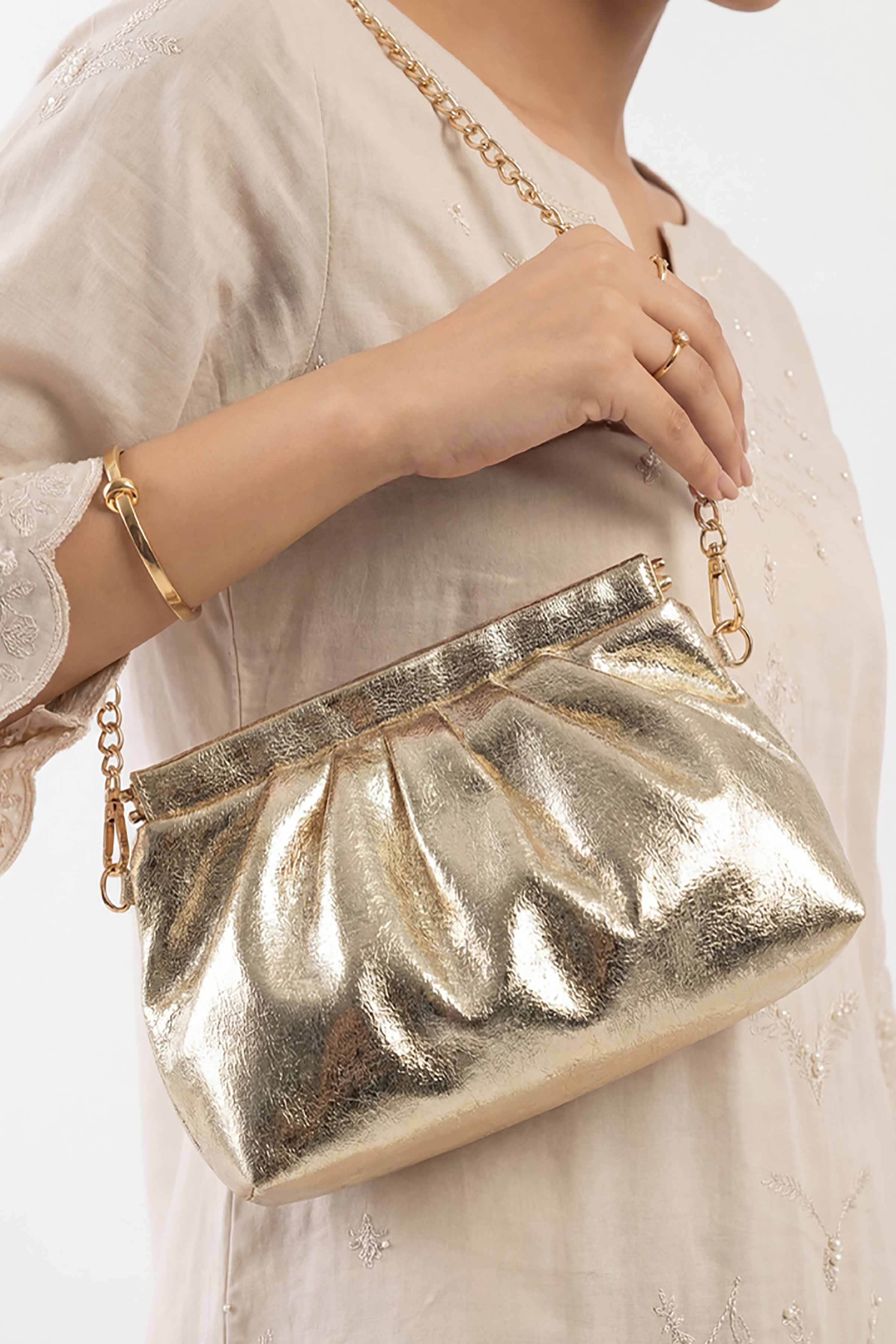 Gold Evening Bag-448852119