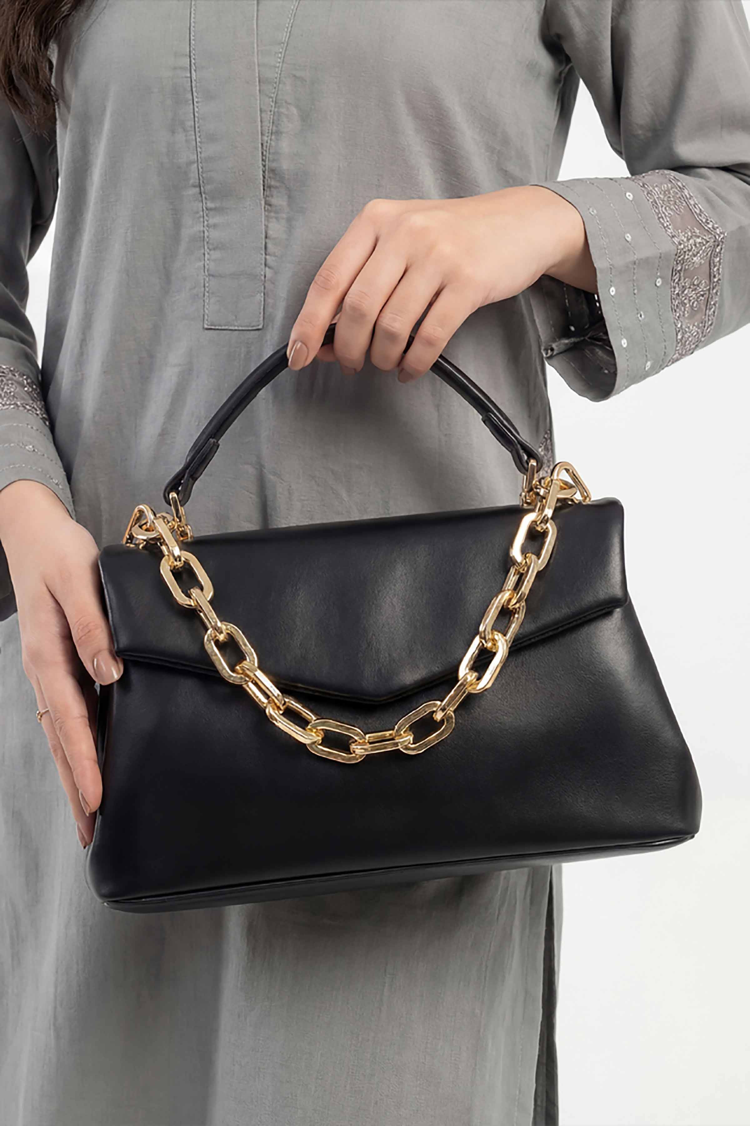 Black Hand Bag-448872103