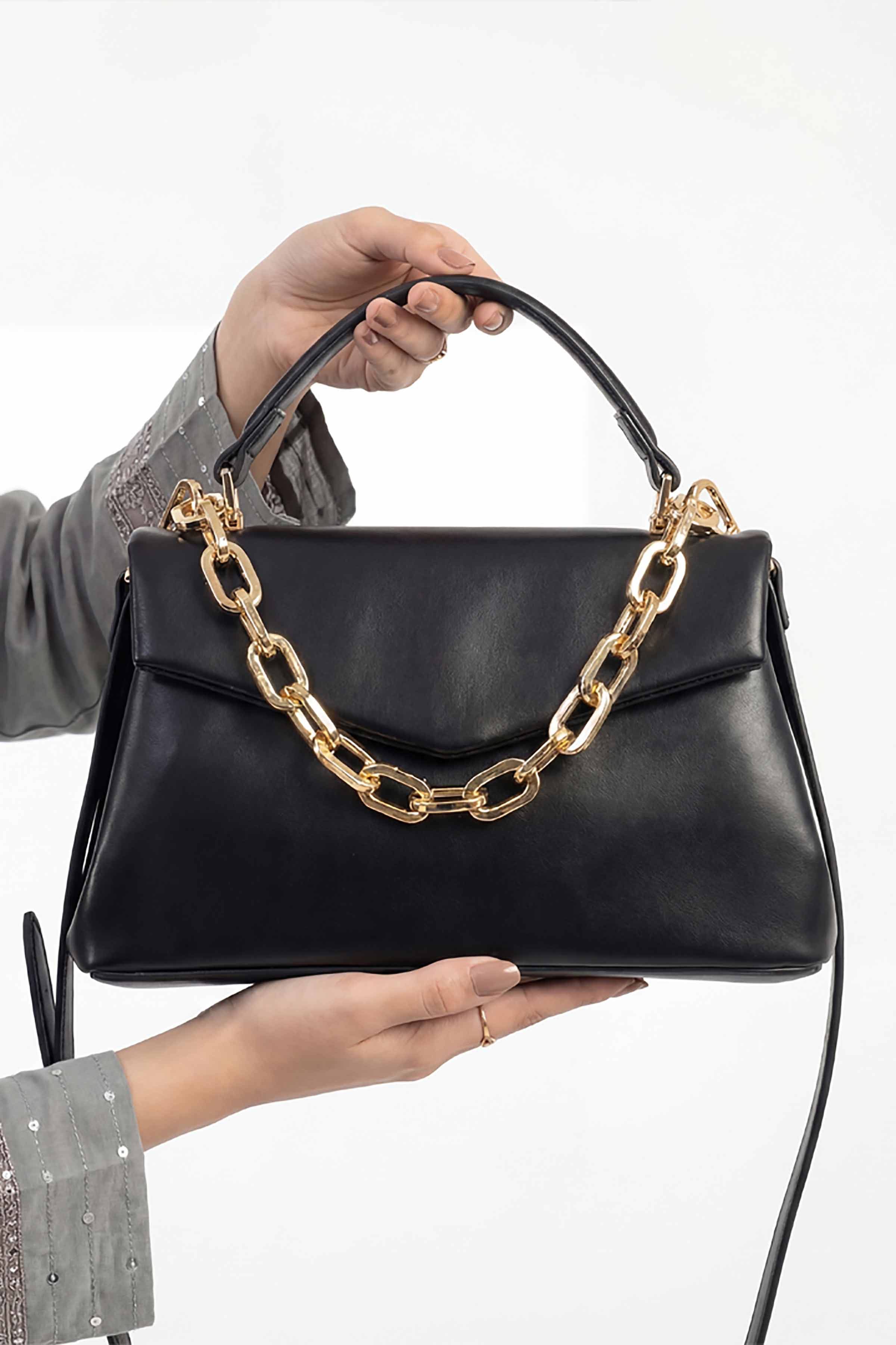 Black Hand Bag-448872103