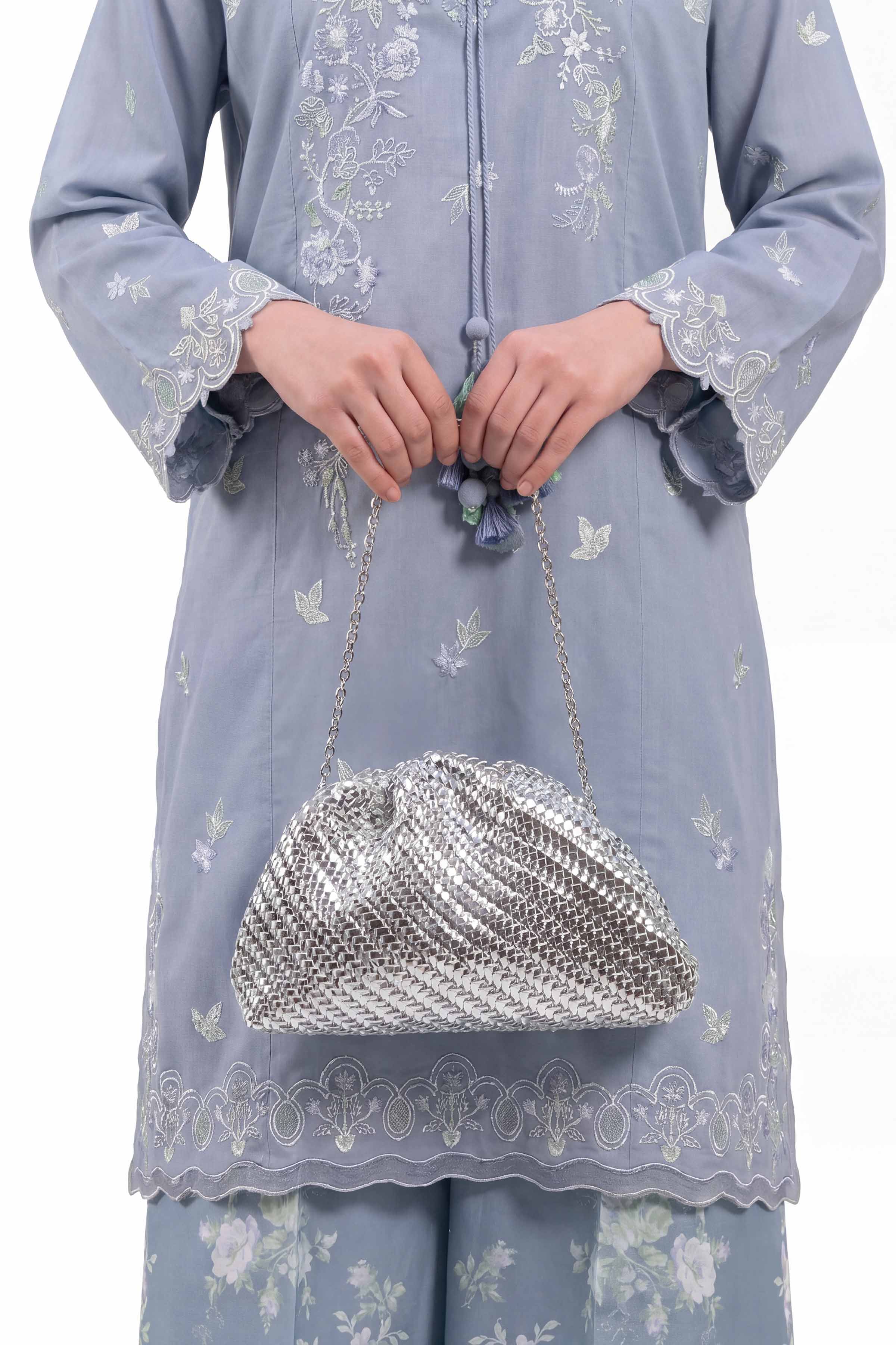 Silver Clutch-448902120