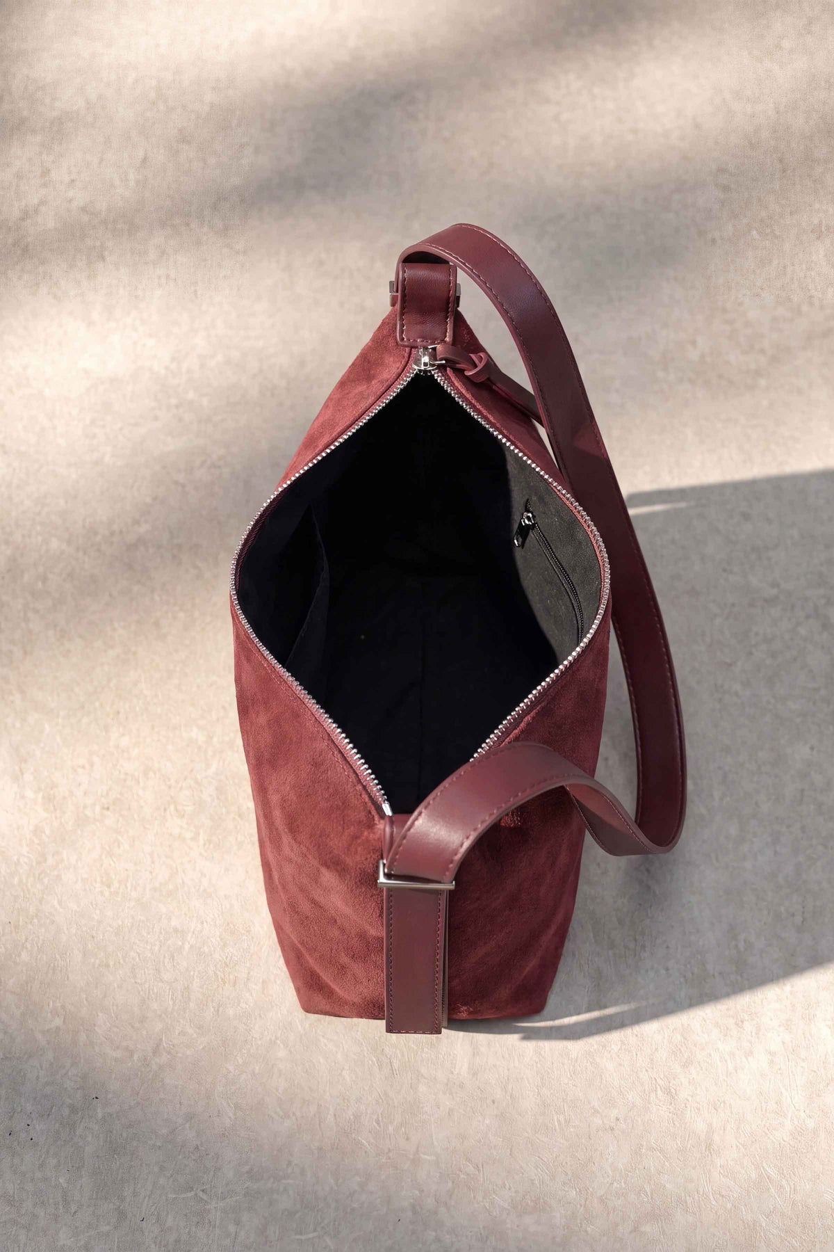 Wine Shoulder Bag-448962122 - for Women - Bag Collection | Nishat | Shop Online