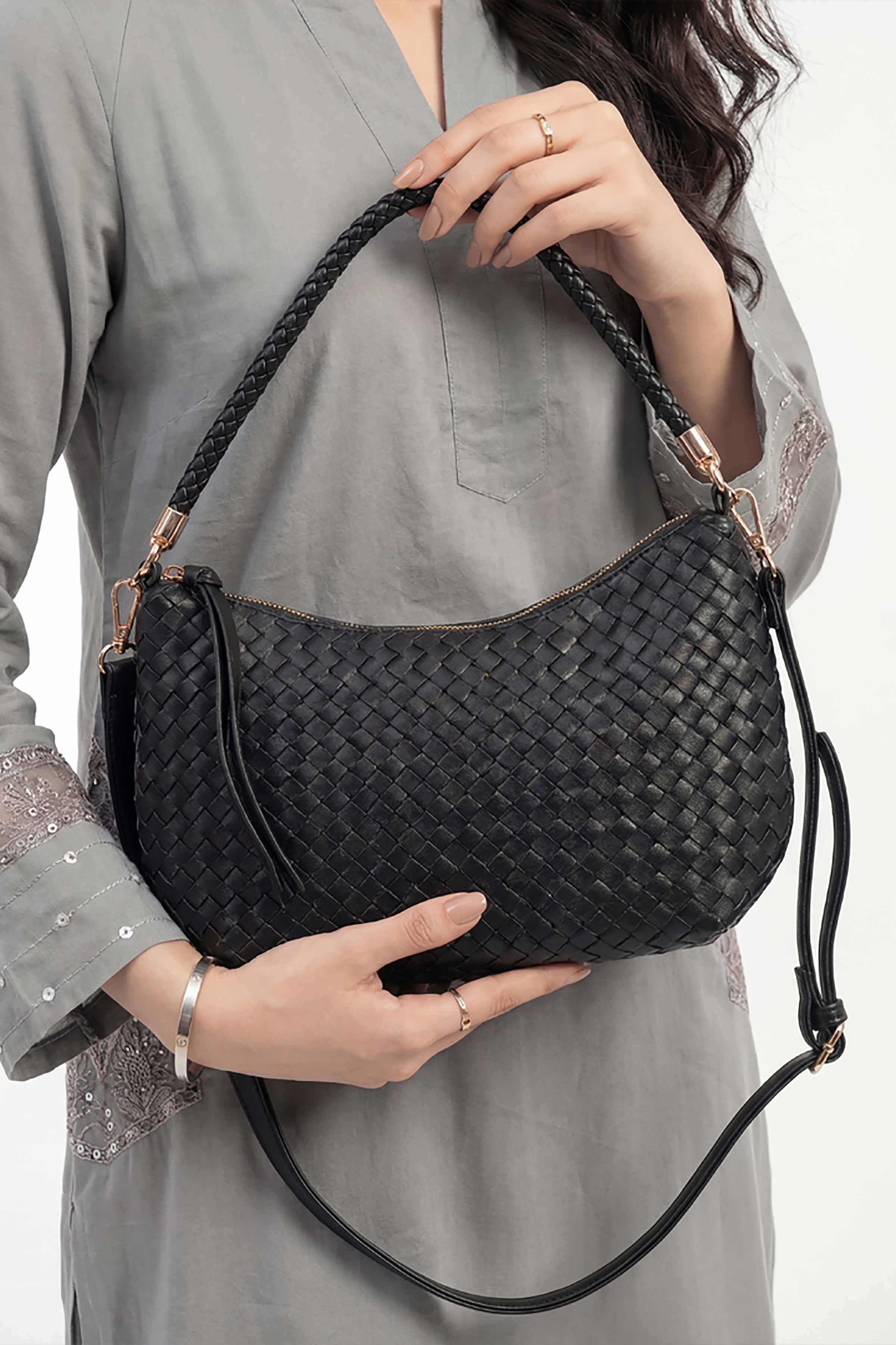 Black Hand Bag-448972103