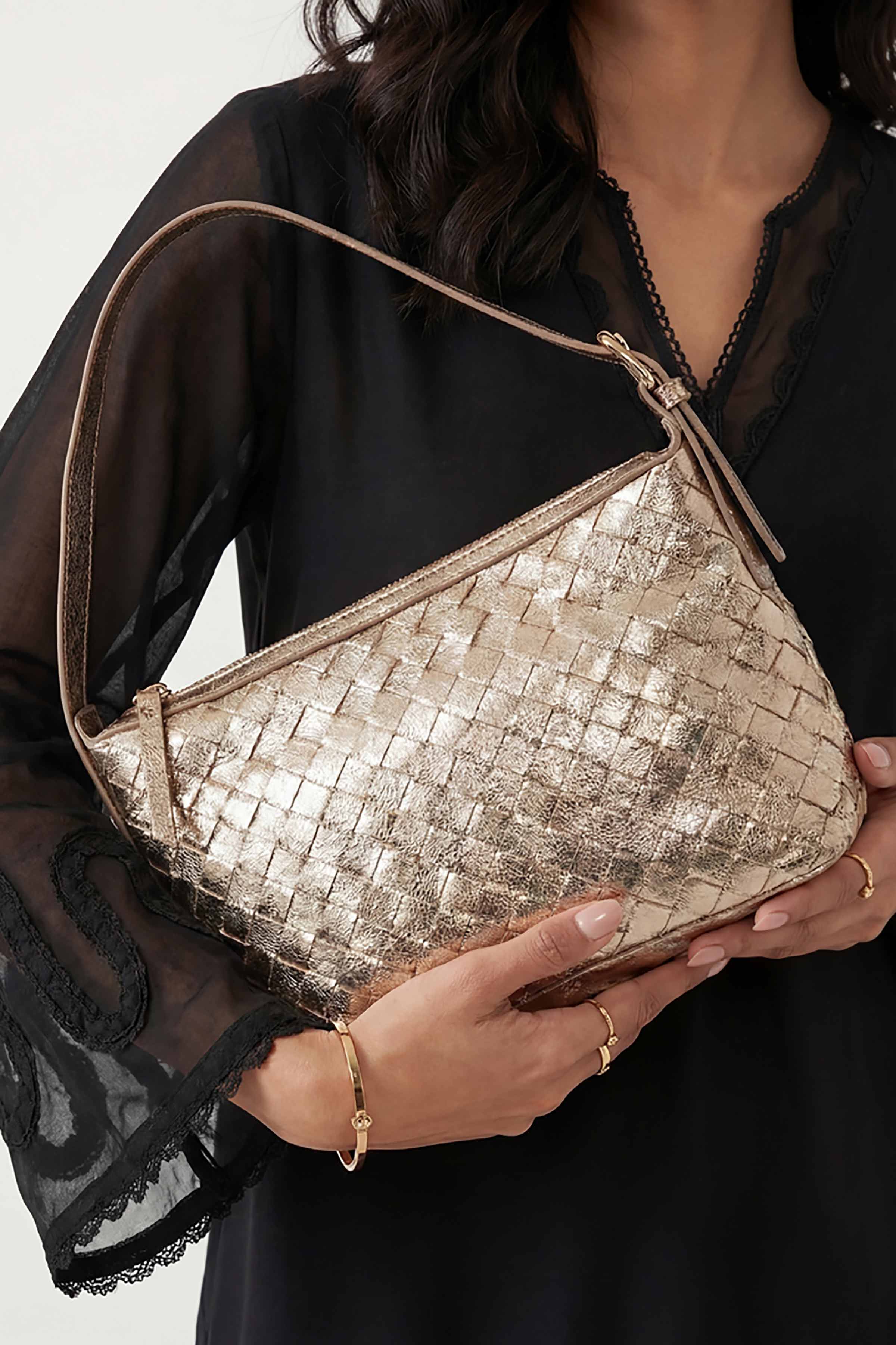 Gold Evening Bag-448982119