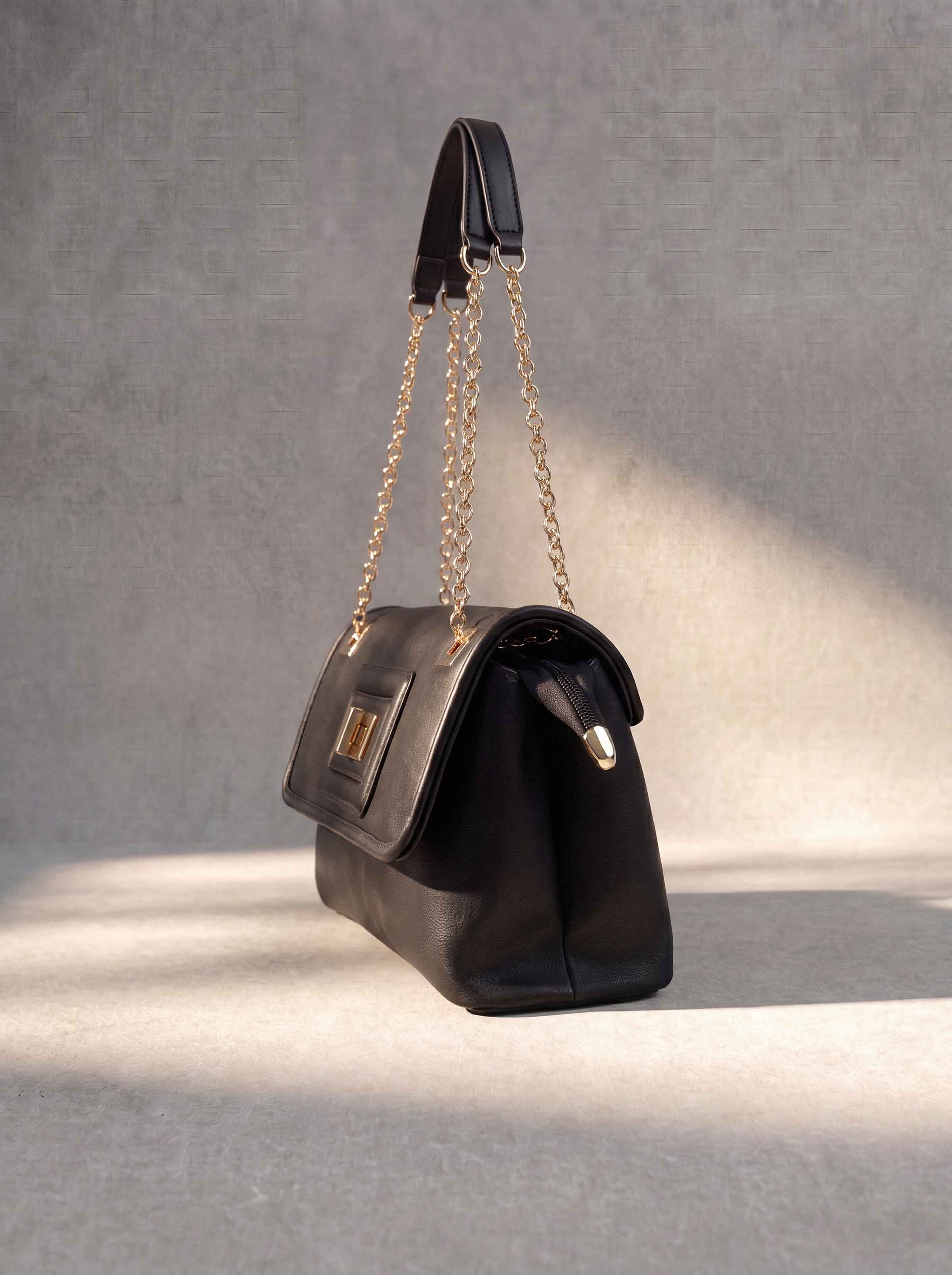 Black Shoulder Bag-449062103 - for Women - Bag Collection | Nishat | Shop Online
