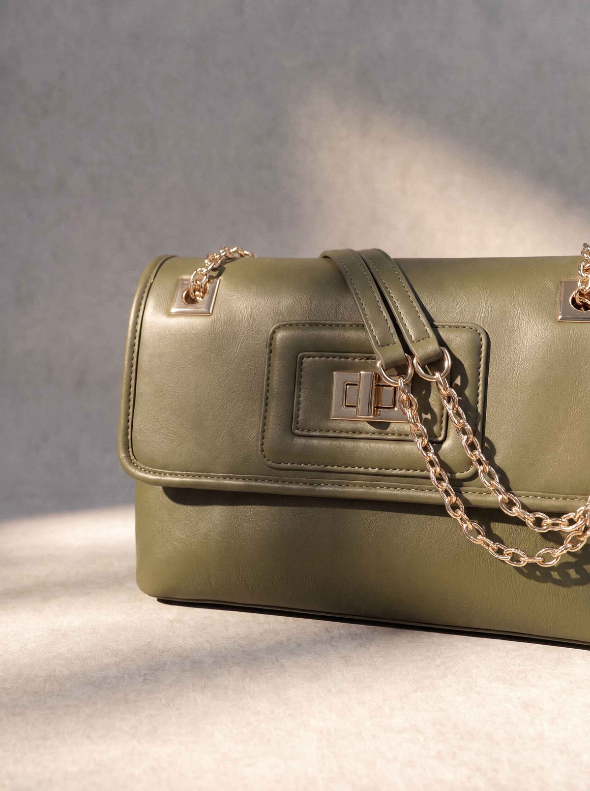Green Shoulder Bag-449062104 - for Women - Bag Collection | Nishat | Shop Online