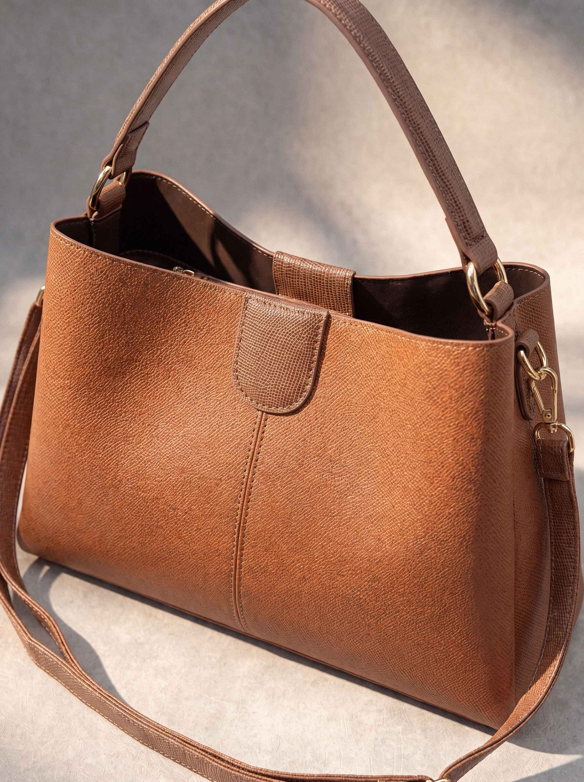 Brown Shoulder Bag-449132113 - for Women - Bag Collection | Nishat | Shop Online