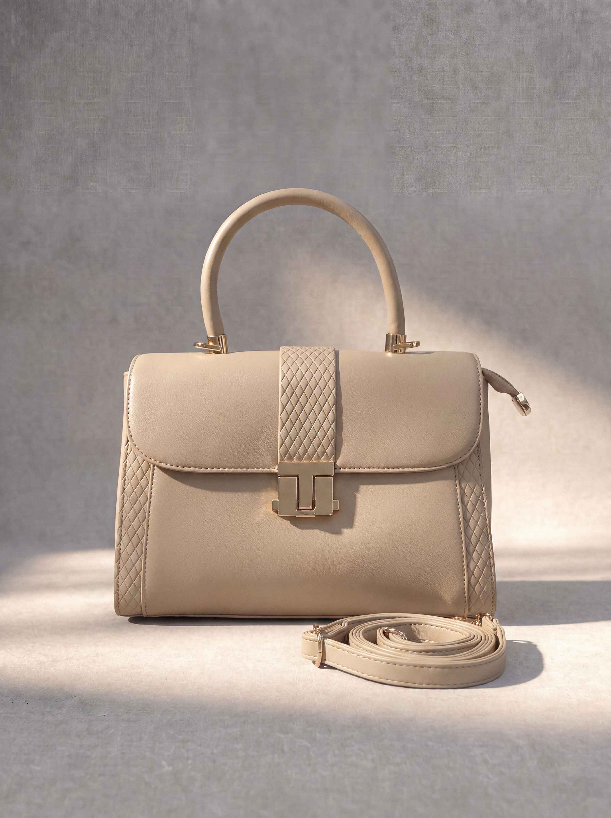 Beige Shoulder Bag-449142118 - for Women - Bag Collection | Nishat | Shop Online
