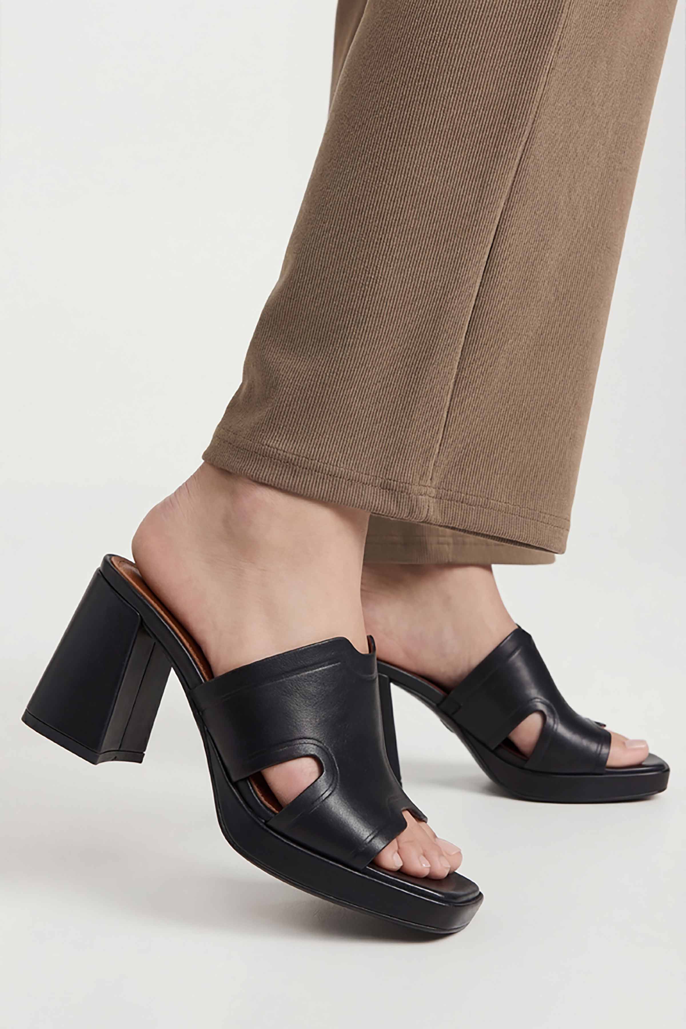 Black Block Heels-449342903