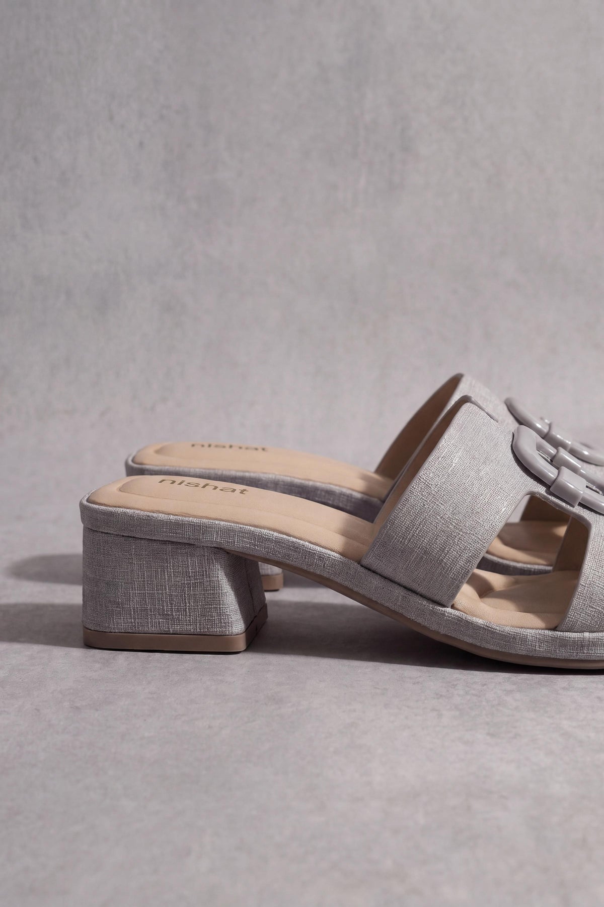 Grey Chappal-449472911 - for Women - Shoes Collection | Nishat | Shop Online