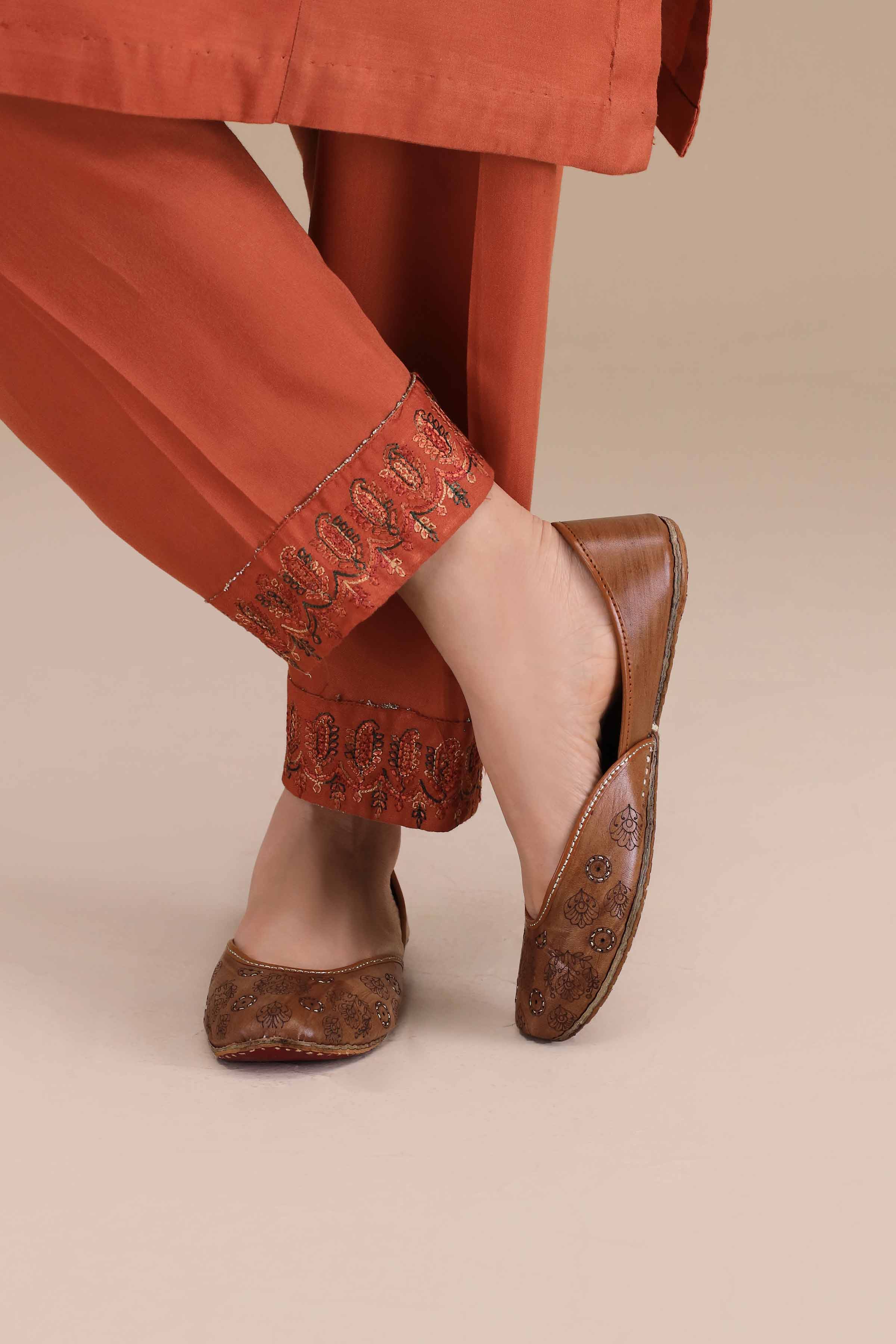 Light Brown Khussa-1531193713