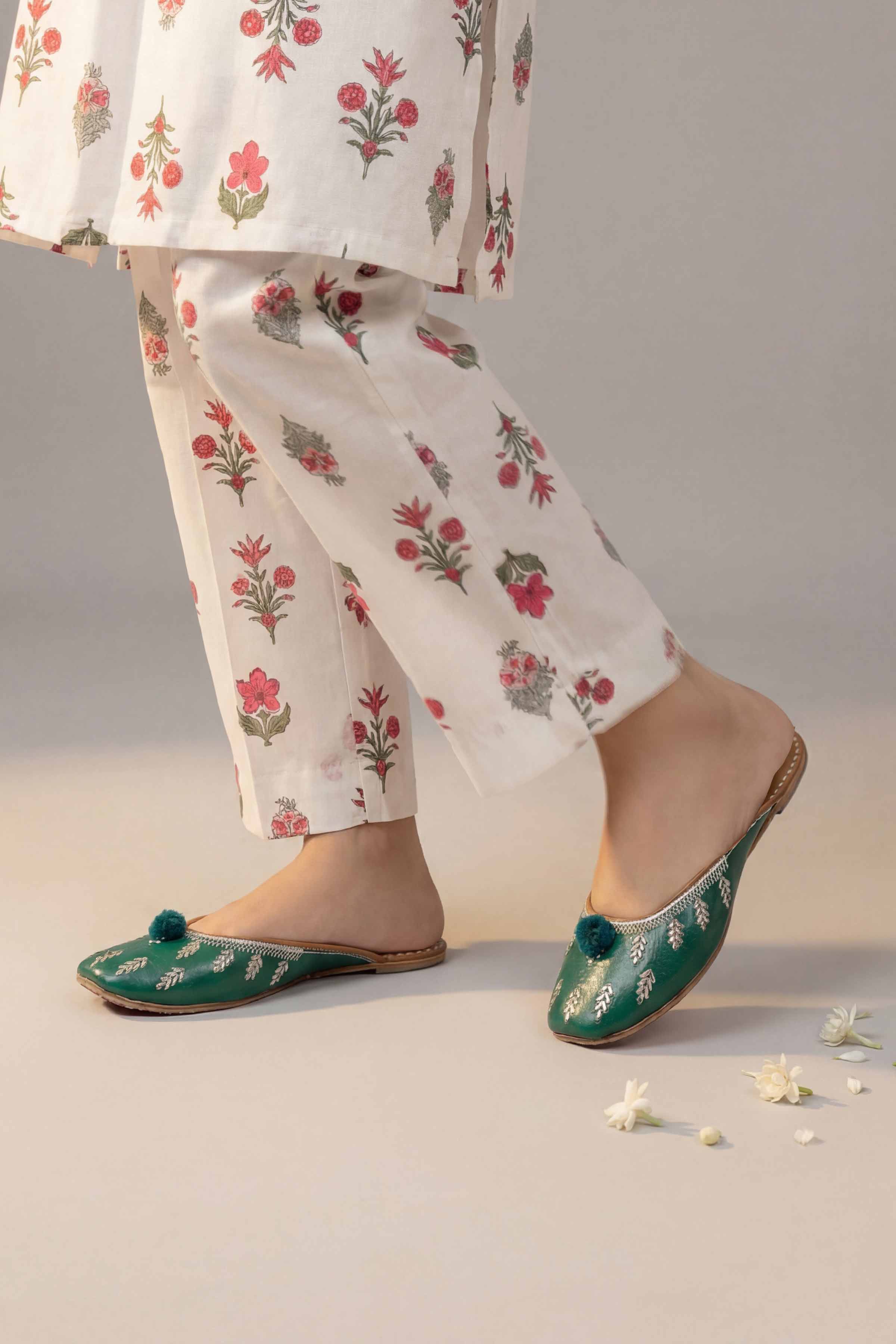 Green Khussa-1596993704 Women - Fashion Collection | Nishat | Shop Online