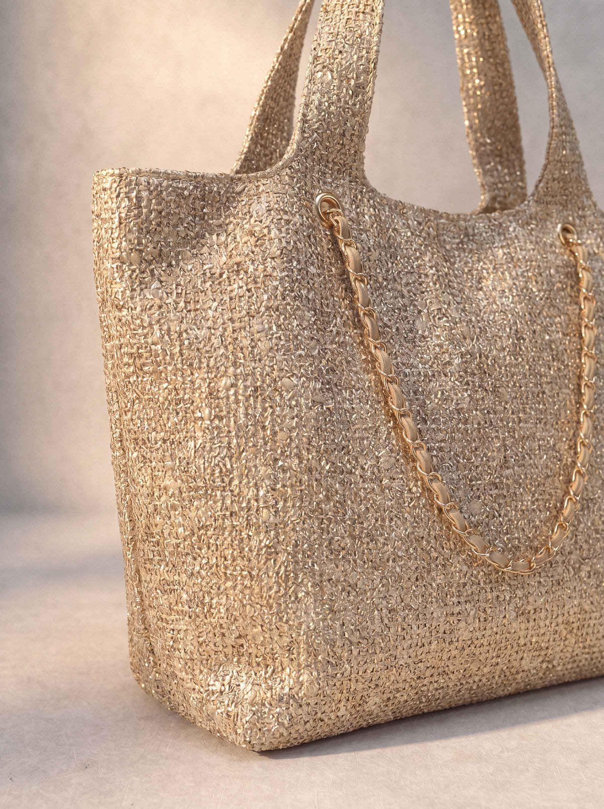 Gold Tote Bag-1716782119 - for Women - Bag Collection | Nishat | Shop Online
