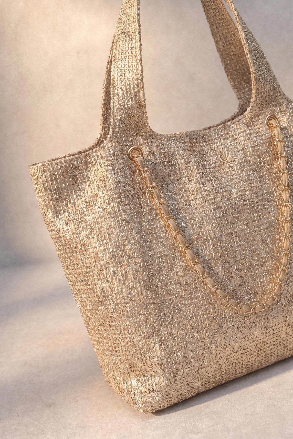 Gold Tote Bag-1716782119