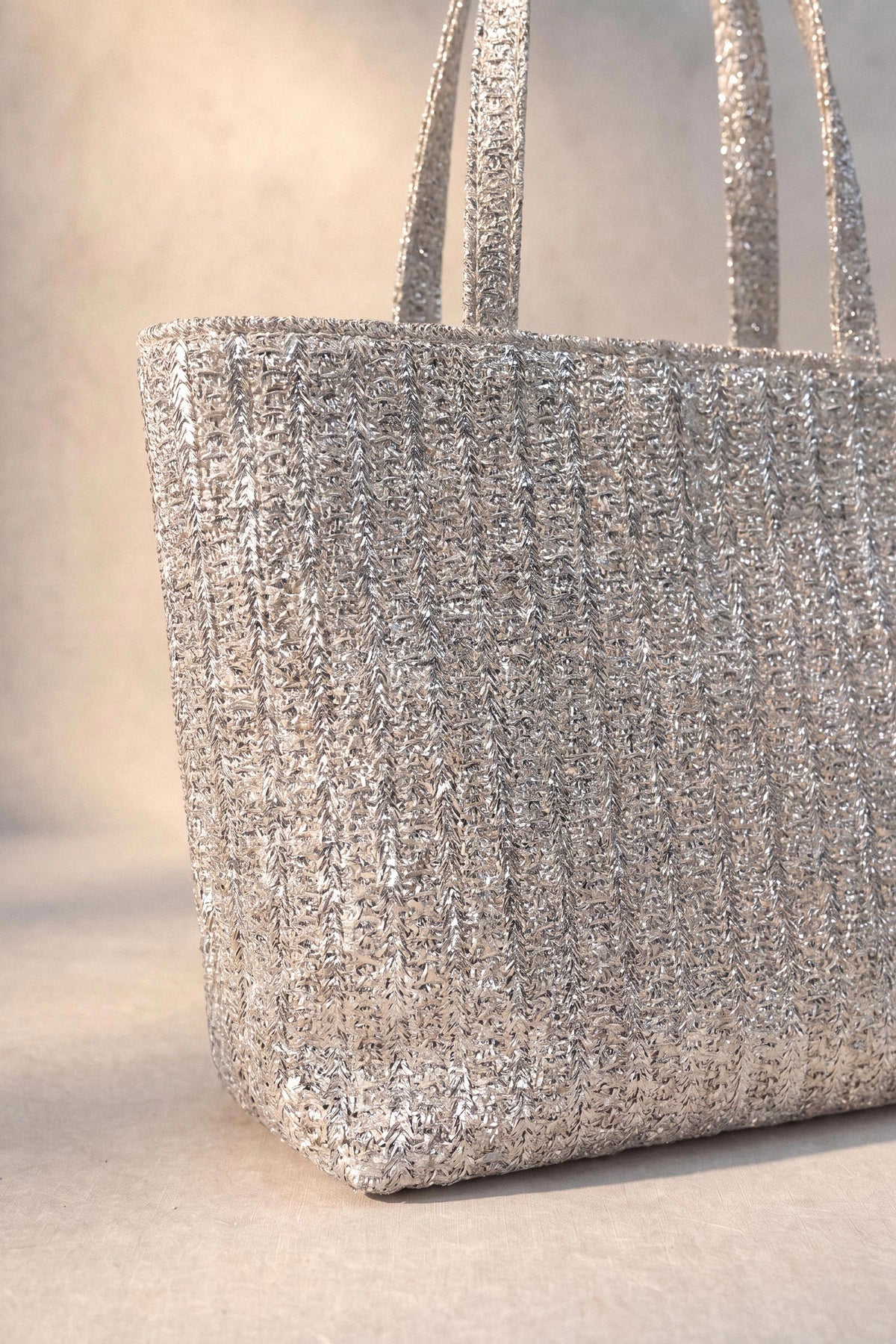 Silver Tote Bag-1716792120