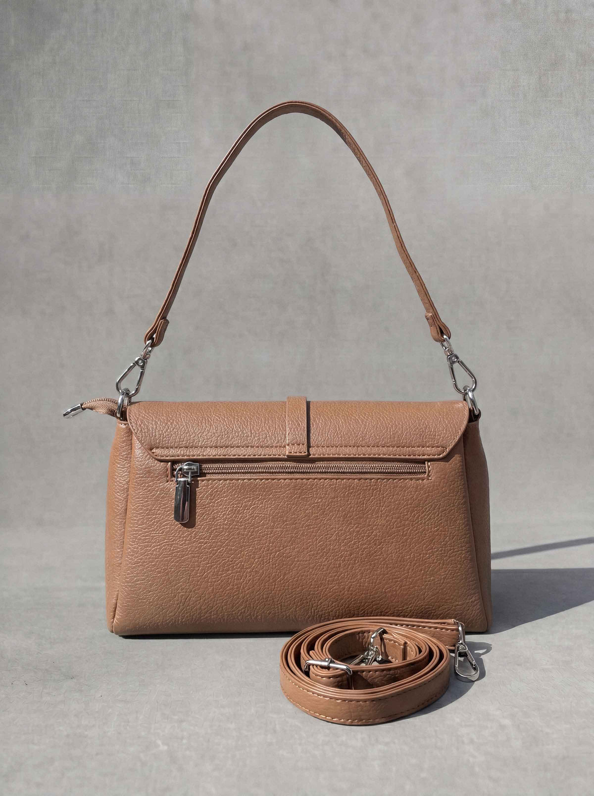 Khaki Shoulder Bag-1716892130 - for Women - Bag Collection | Nishat | Shop Online