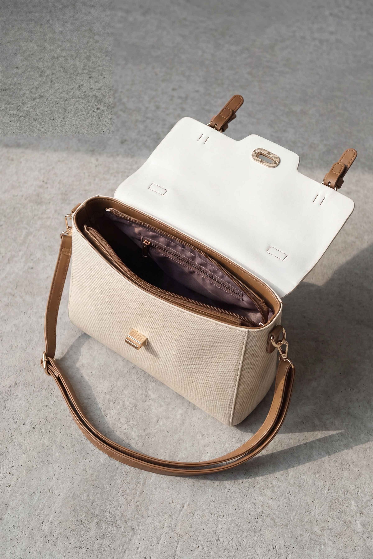 Off White Shoulder Bag-1716902107 - for Women - Bag Collection | Nishat | Shop Online