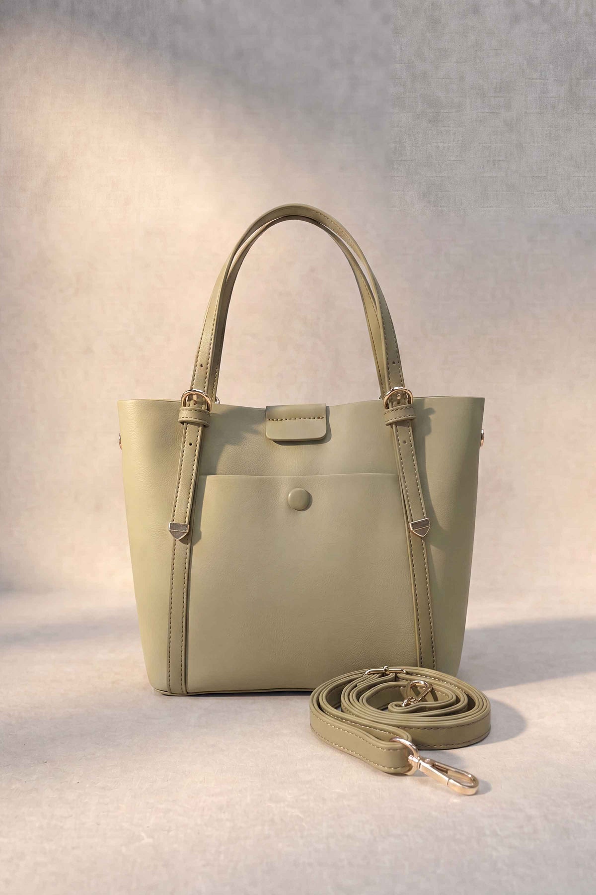 Light Green Shoulder Bag-1716922104 - for Women - Bag Collection | Nishat | Shop Online
